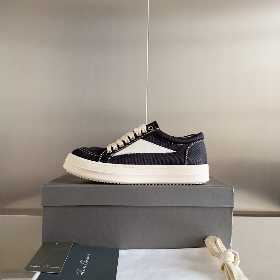 RICK OWENS VANS Collaboration: Luxurious Calfskin Shoes Collection Top Version 650 - 图片 5