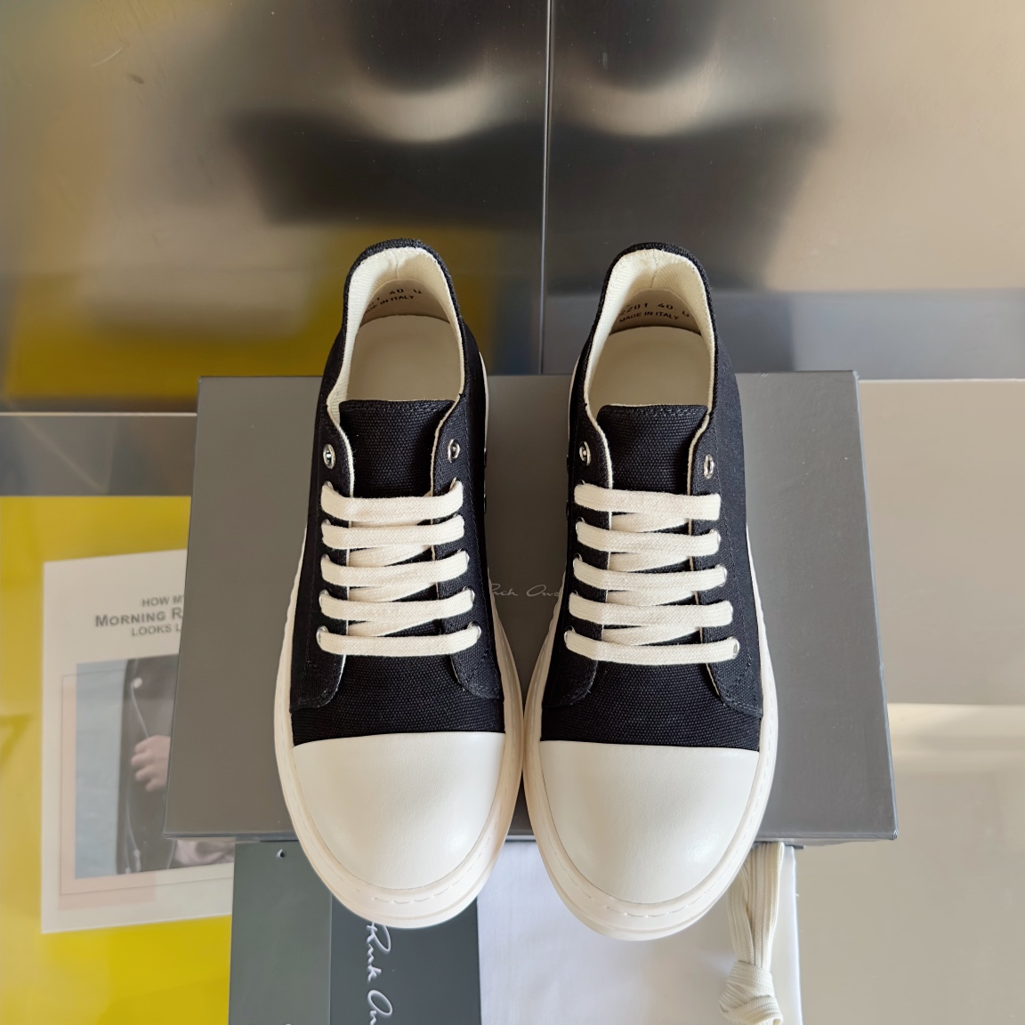 Top Version: RICK OWENS x VANS Zirconium Luxor Shoes Collection Summary - 图片 7
