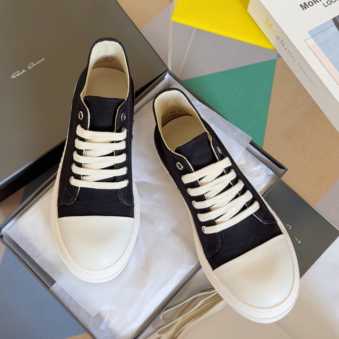 Top Version: RICK OWENS x VANS Zirconium Luxor Shoes Collection Summary