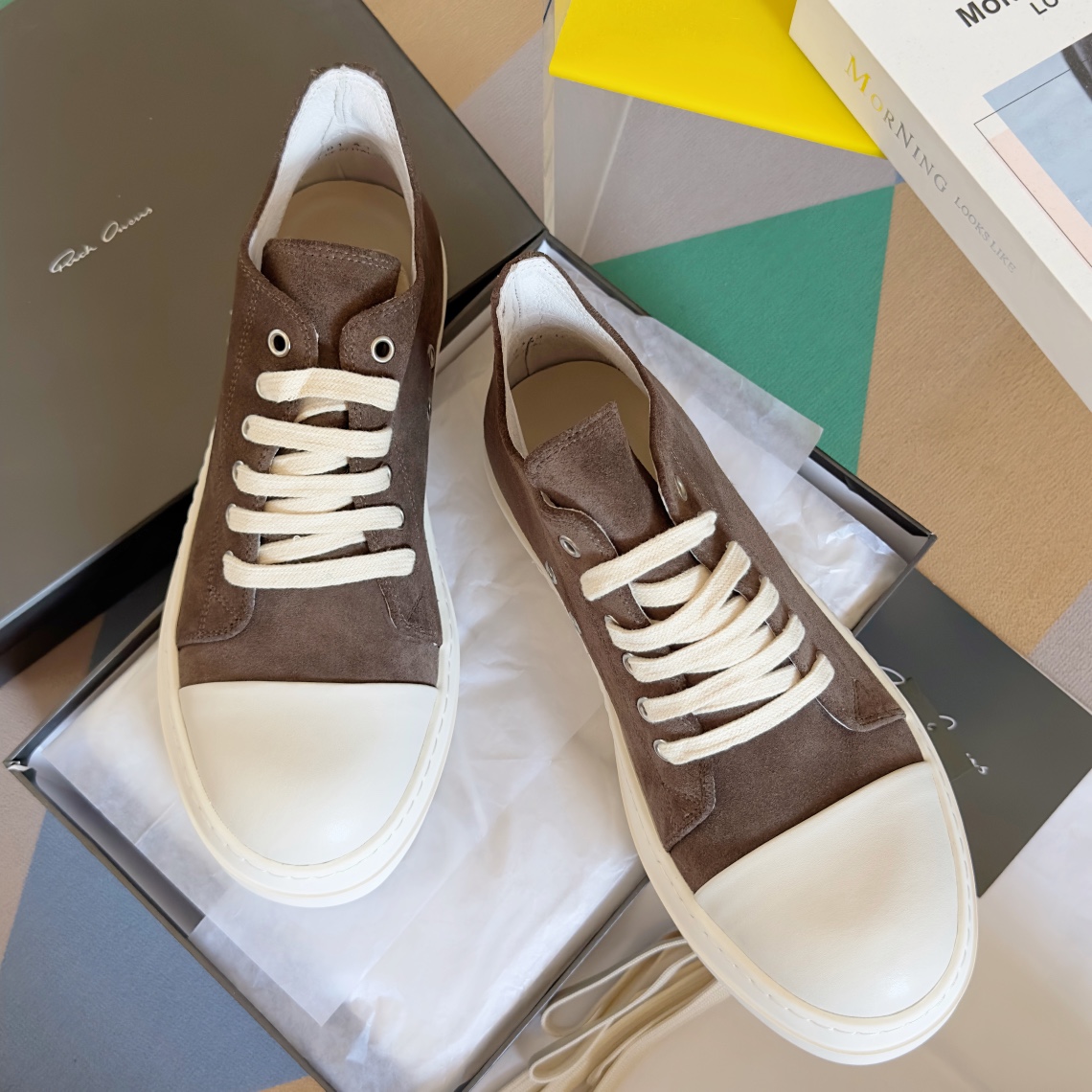 Top Version: Exclusive Zirconium Shoes by RICK OWENS THROUGH VANS – Luxor Collection