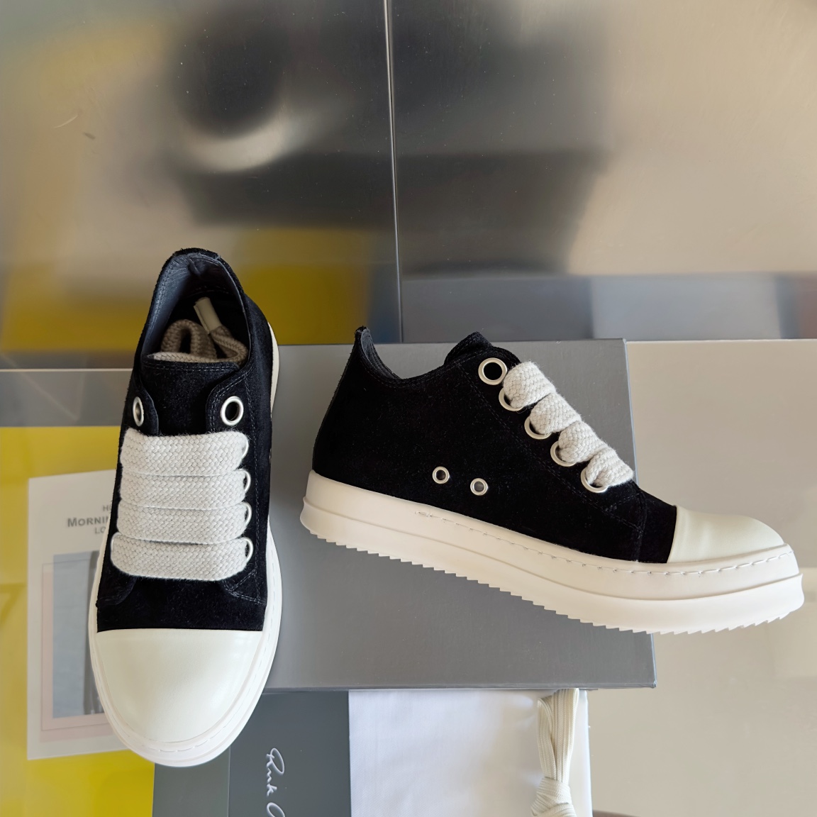 Rick Owens Sko Toppversjon: Modell med tykk stropp — photo 3