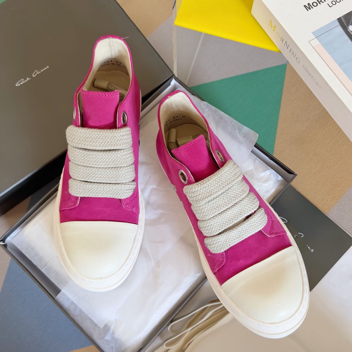 Top Version: Premium Zirconium Tape Shoes by Rick Owens x Vans