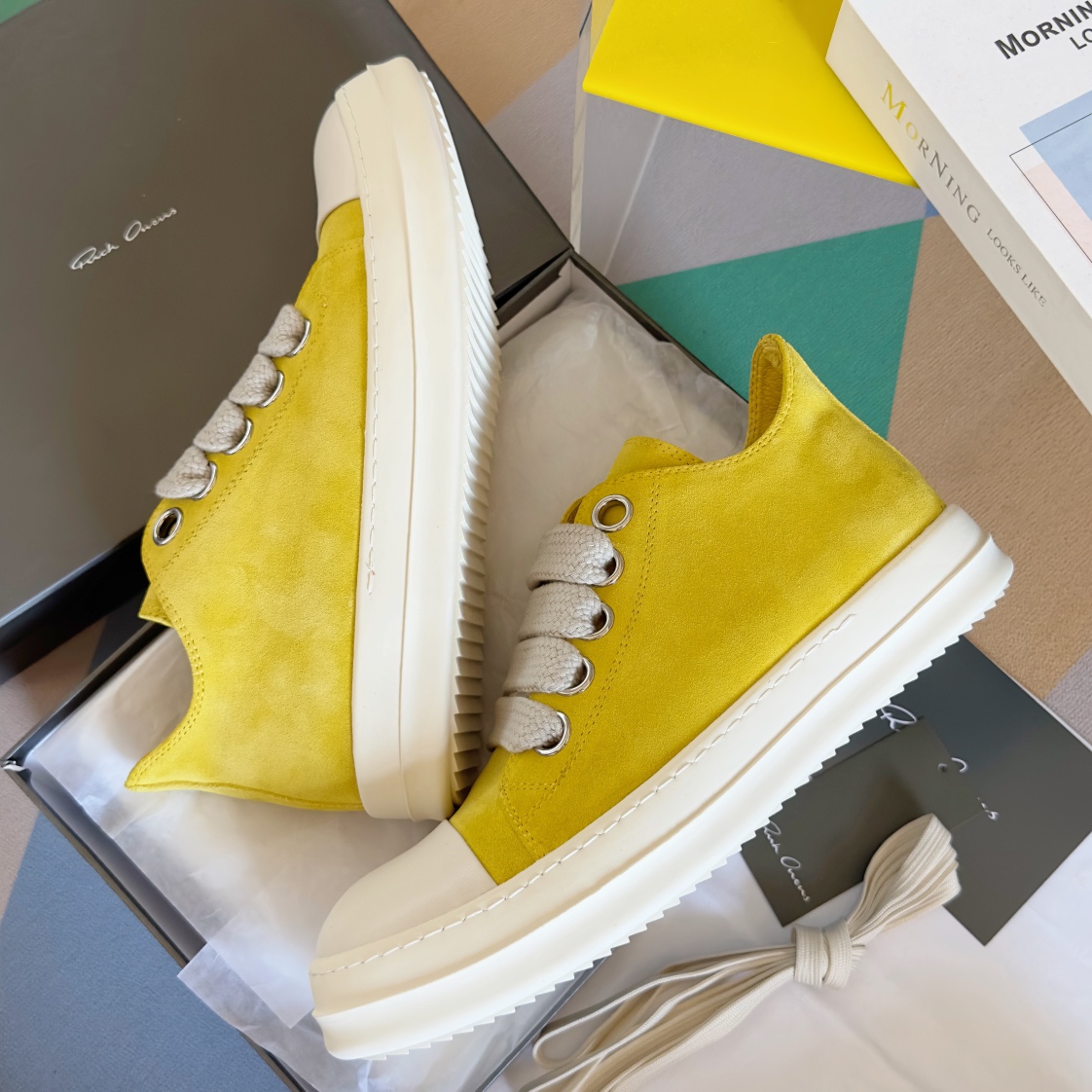 RICK OWENS x VANS Zirconium Tape Shoes: Original Design, Premium Materials, Unique Style - 图片 6