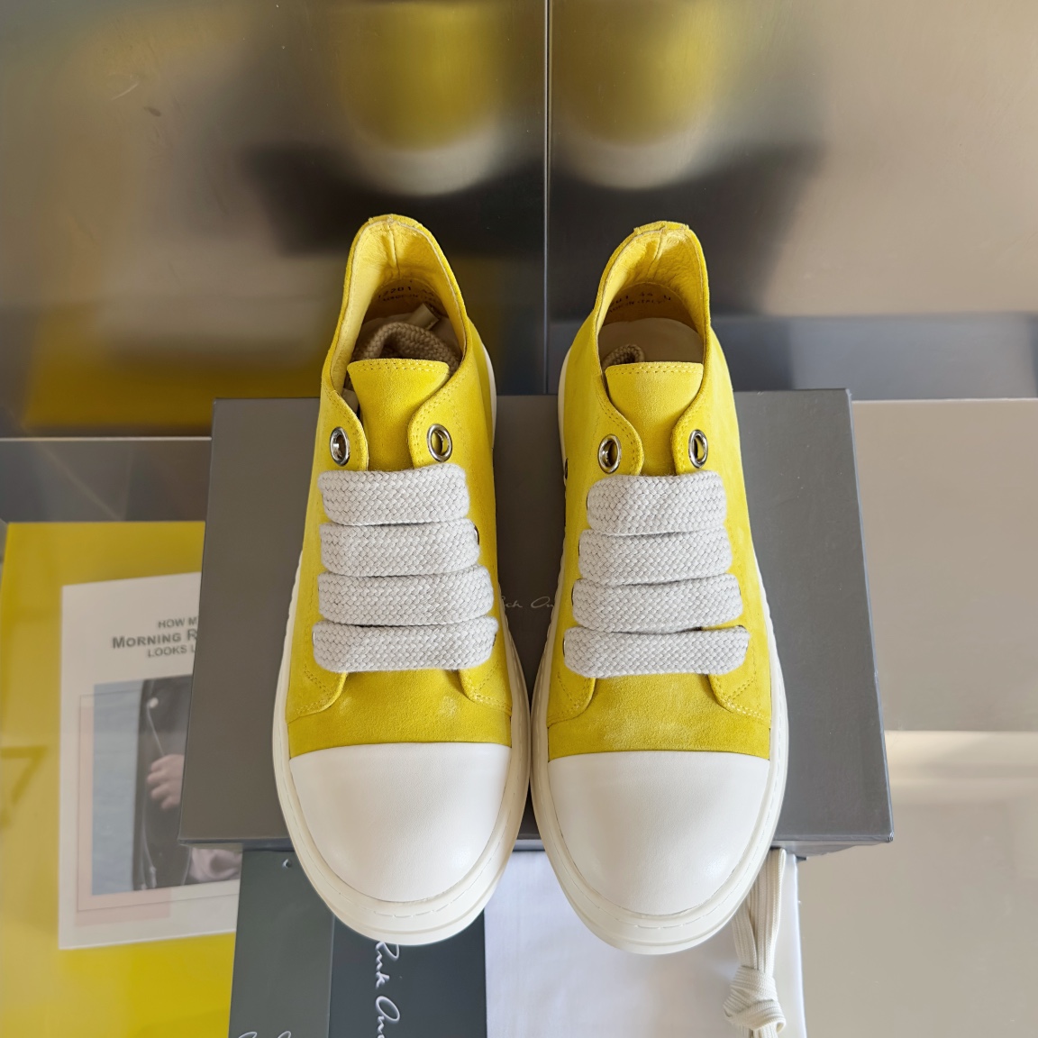 RICK OWENS x VANS Zirconium Tape Shoes: Original Design, Premium Materials, Unique Style - 图片 7