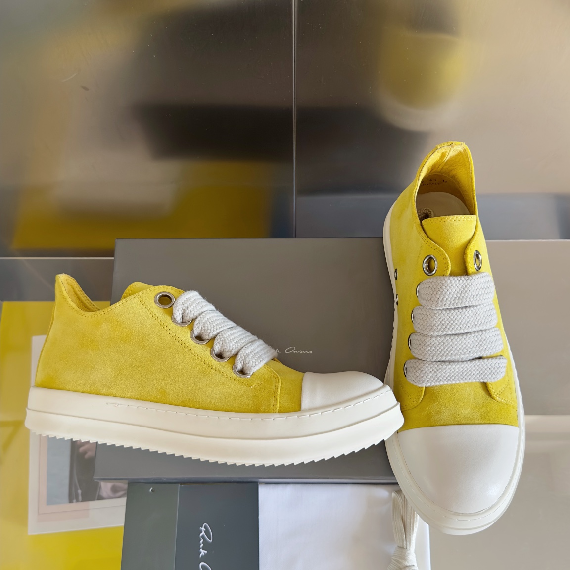 RICK OWENS x VANS Zirconium Tape Shoes: Original Design, Premium Materials, Unique Style - 图片 2