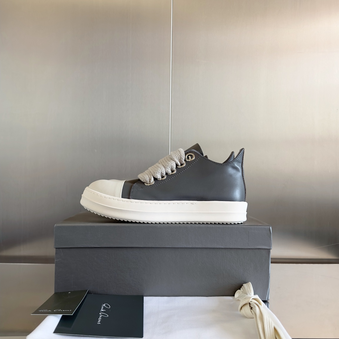 Top Version: Premium Zirconium Tape Shoes by Rick Owens x Vans - 图片 5
