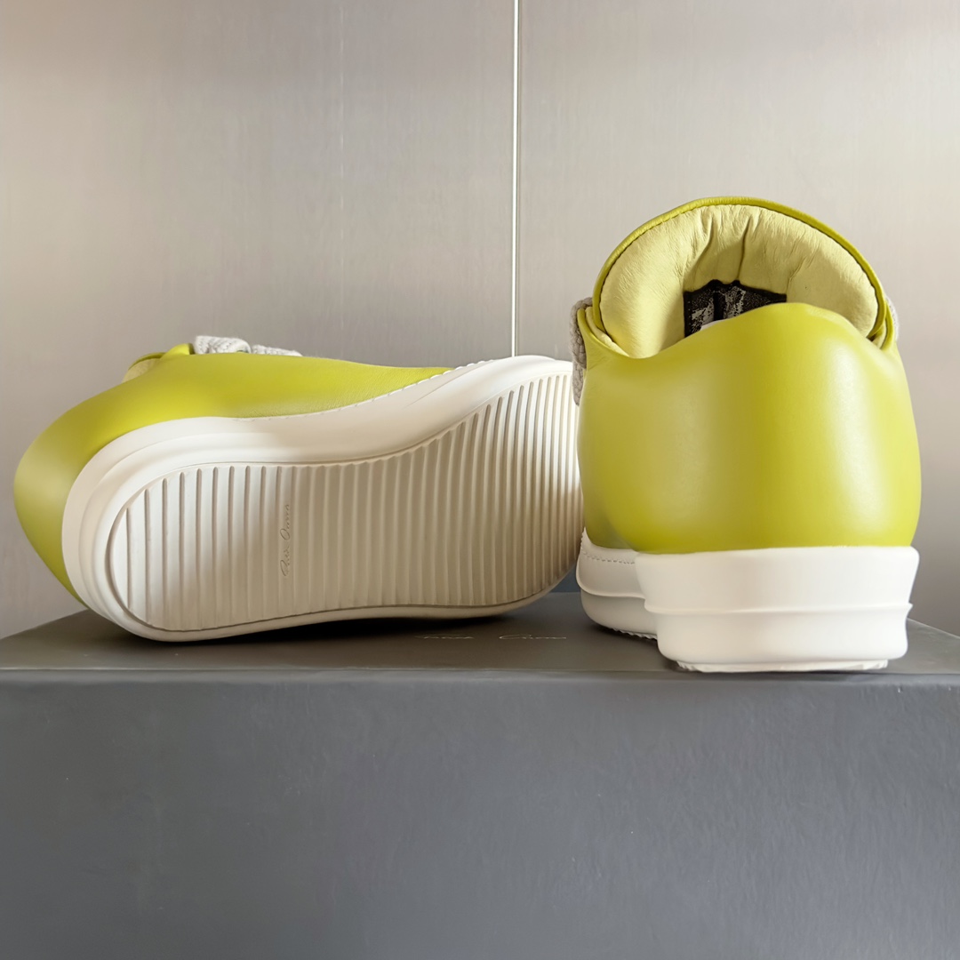 Top Version: RICK OWENS Sneakers with Luxe Materials, Unique Design, and Comfortable Fit - 图片 9