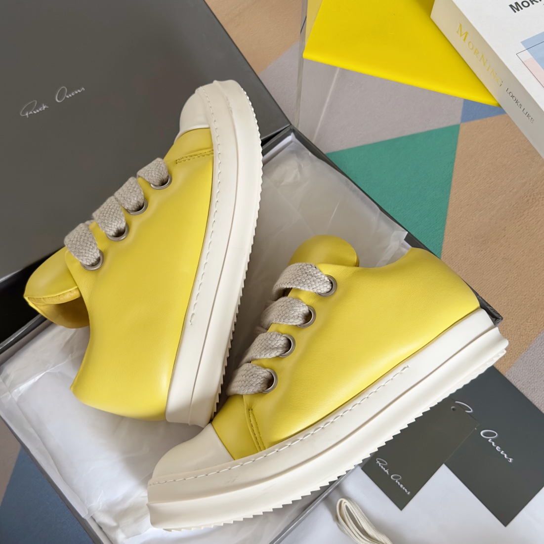 RICK OWENS JUMBO LACE Sneakers: Luxe, Sporty, Unique Design, Comfortable Fit - 图片 6