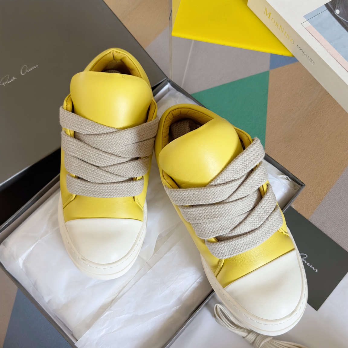 RICK OWENS JUMBO LACE Sneakers: Luxe, Sporty, Unique Design, Comfortable Fit