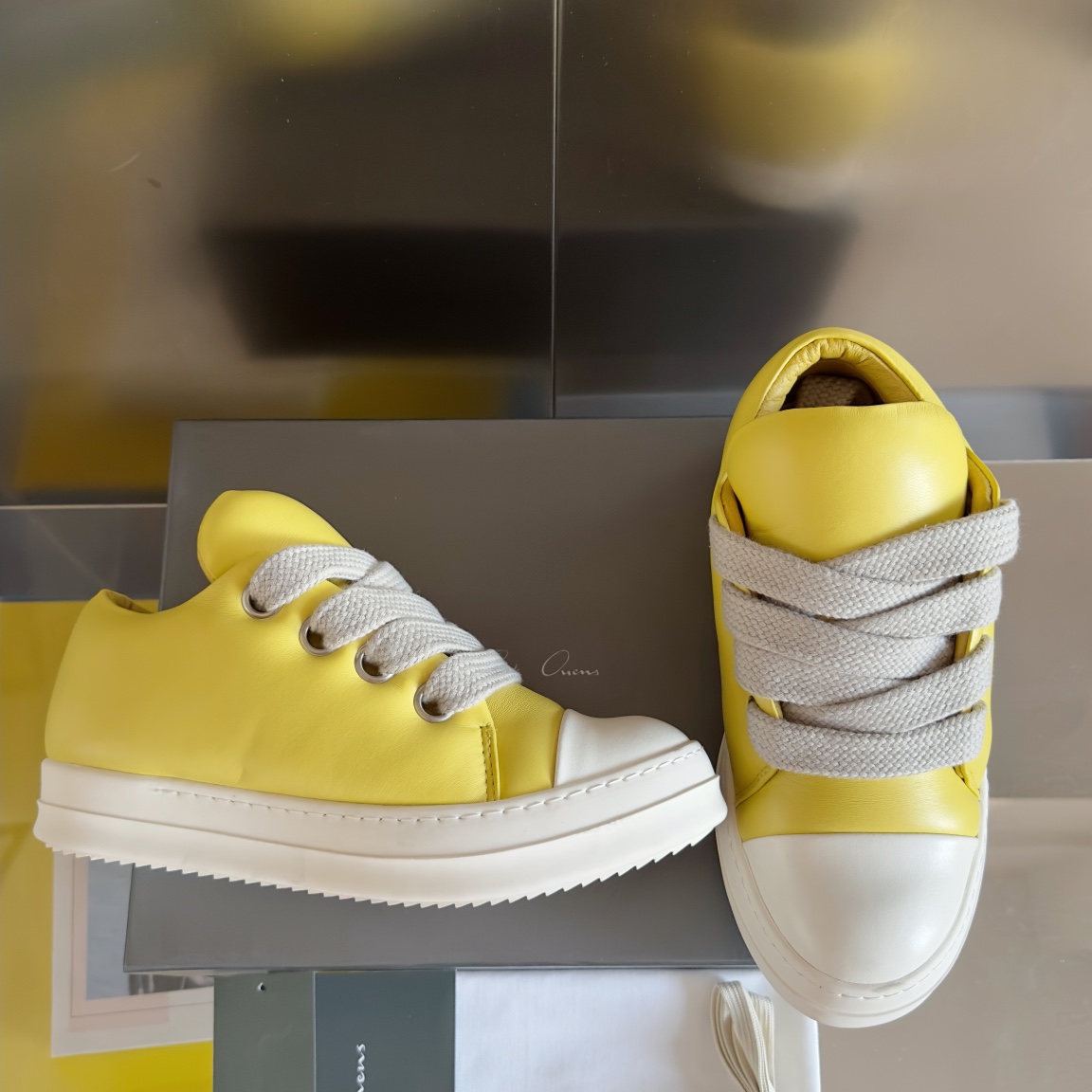 RICK OWENS JUMBO LACE Sneakers: Luxe, Sporty, Unique Design, Comfortable Fit - 图片 2