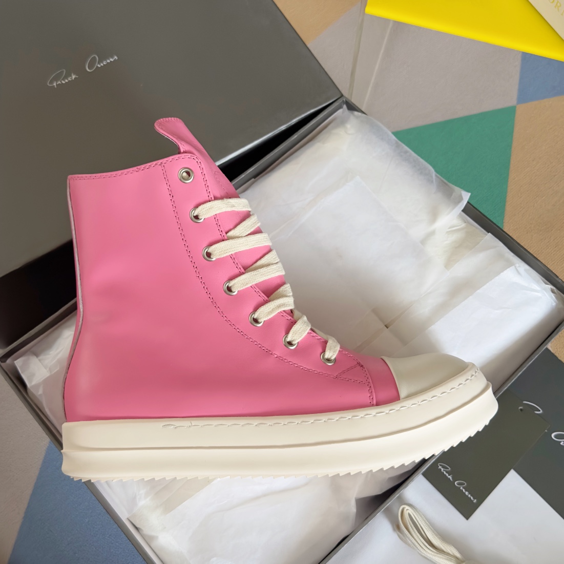 Rick Owens Shoes Верхняя версия: модель с тонким кожаным ремешком — photo 6
