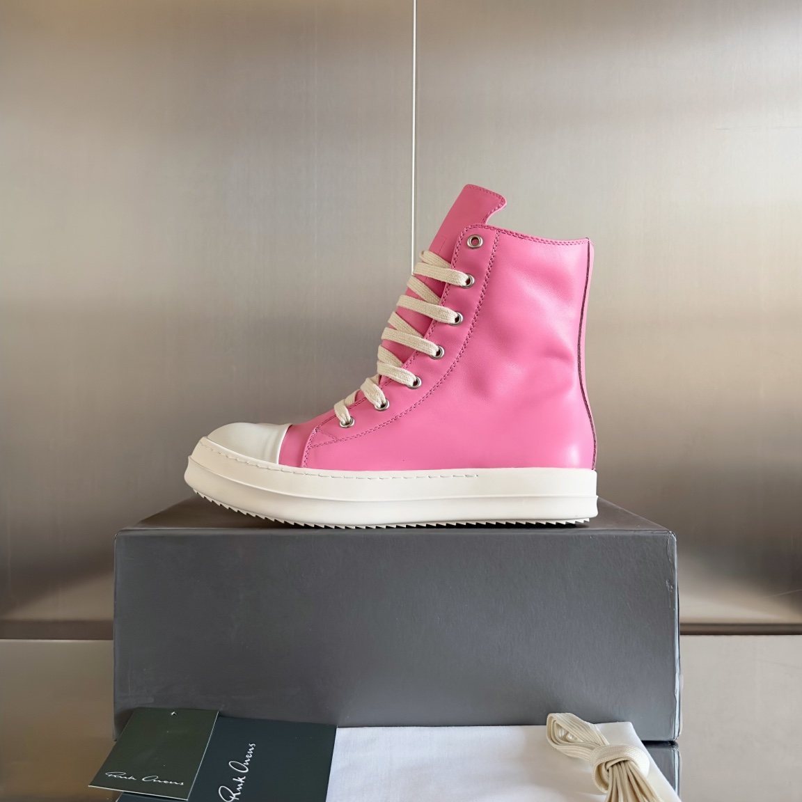 Rick Owens Shoes Верхняя версия: модель с тонким кожаным ремешком — photo 5