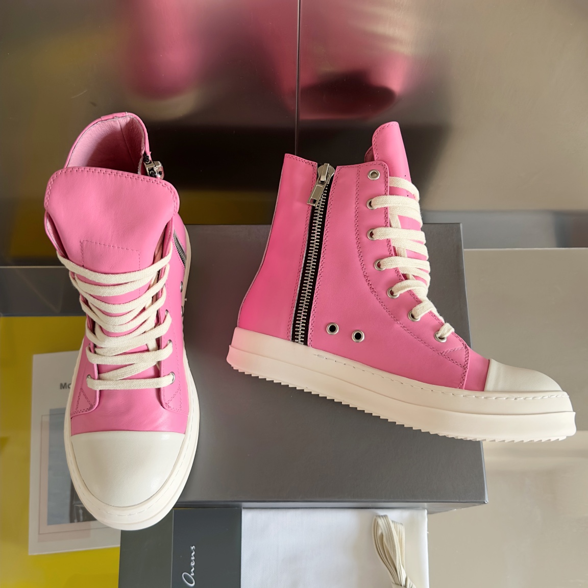 Rick Owens Shoes Верхняя версия: модель с тонким кожаным ремешком — photo 3