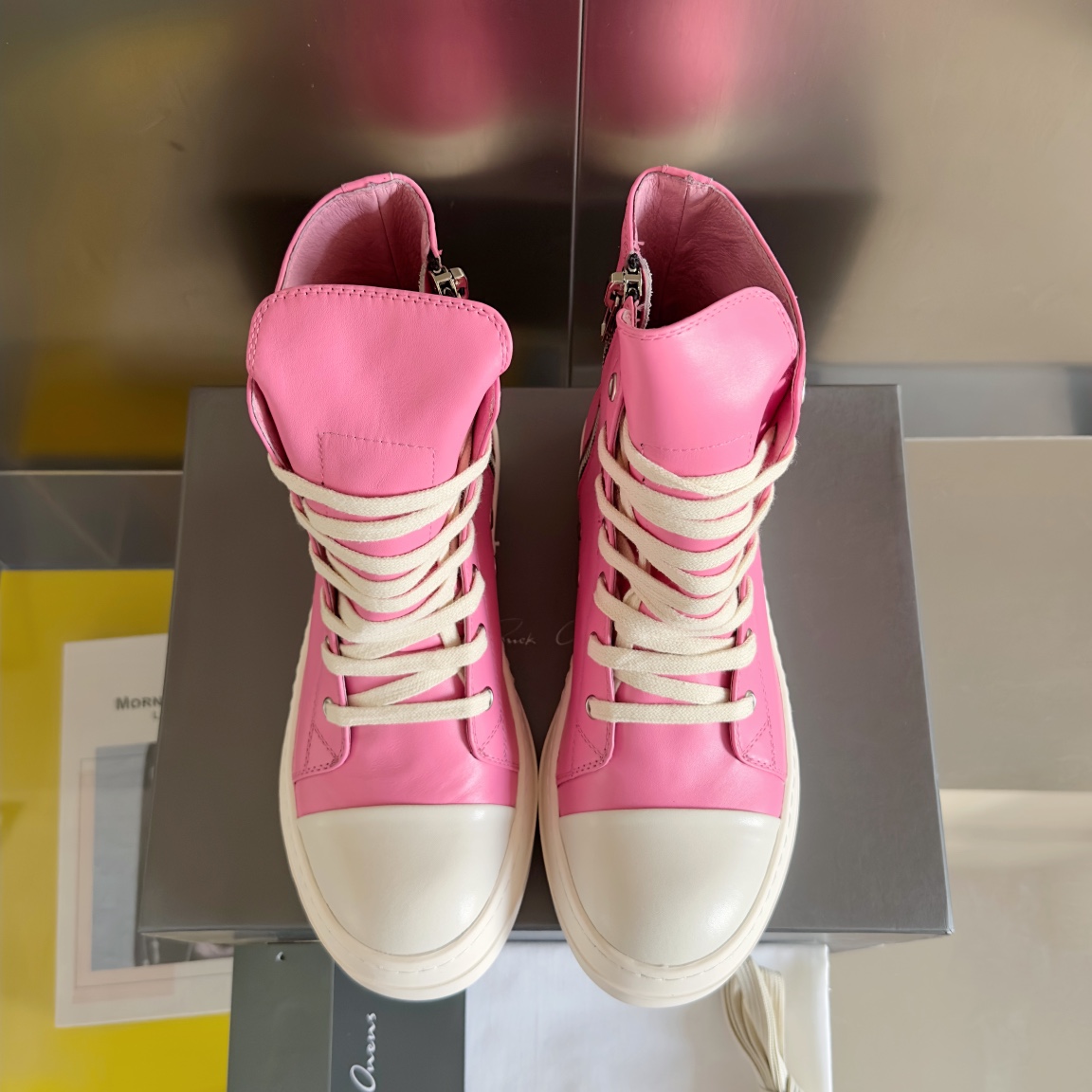 Rick Owens Shoes Верхняя версия: модель с тонким кожаным ремешком — photo 7