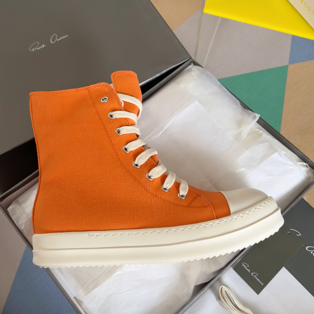 Rick Owens Skor Toppversion: modell av tygtunn rem — photo 6