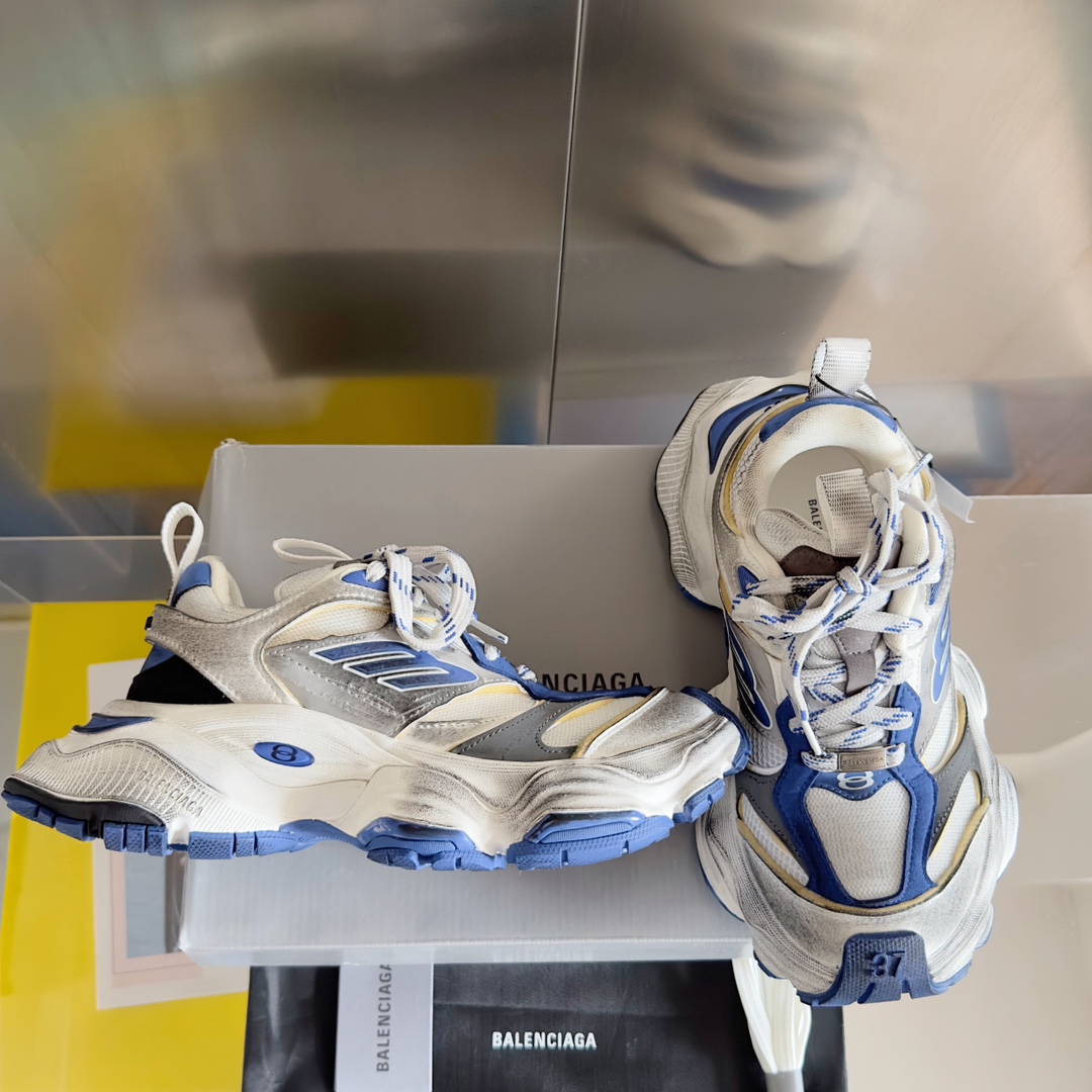 顶级版本Balenciaga巴黎世家Cargosneaker情侣款休闲运动鞋厚底老爹鞋原版购入开发做货巴