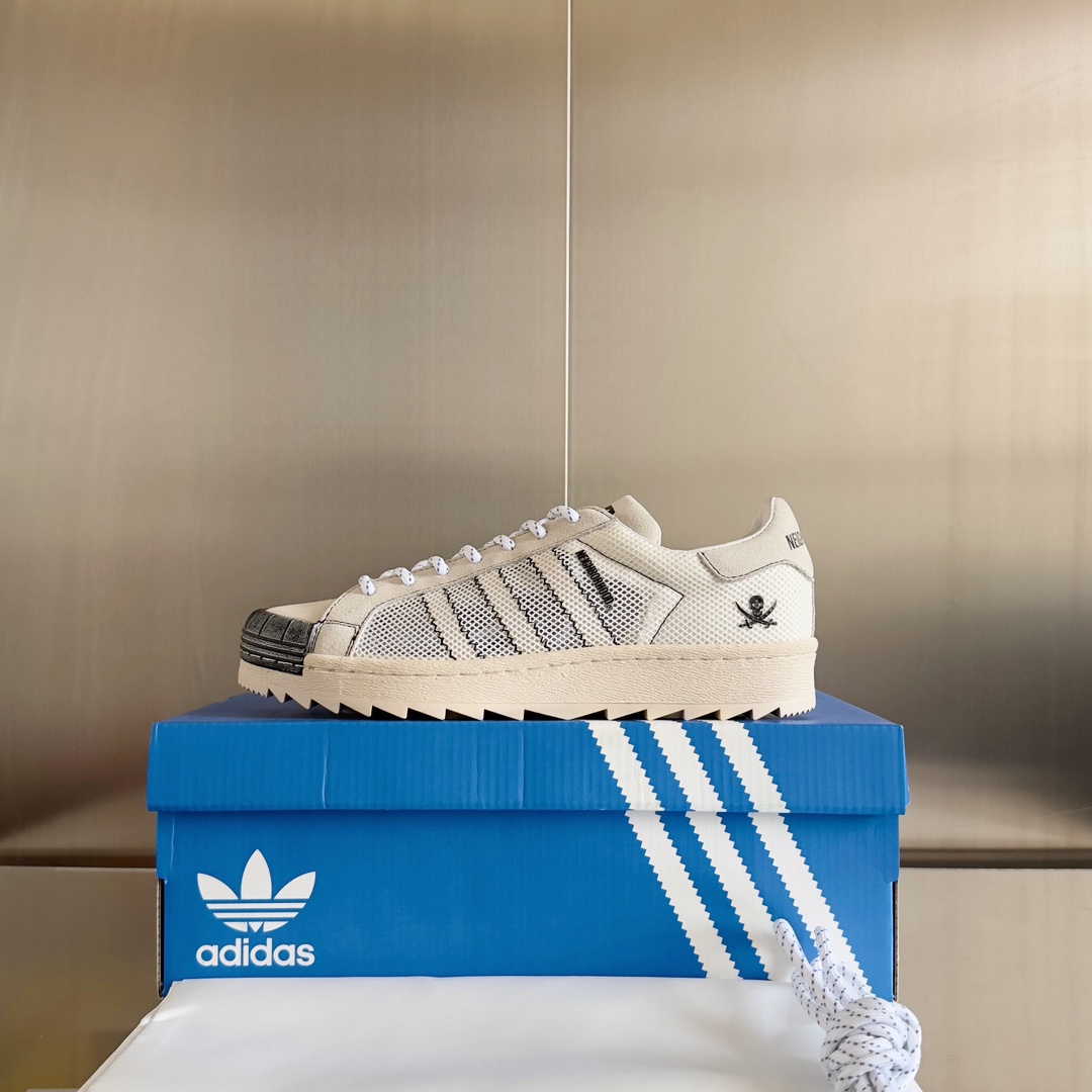 顶级版本黑呼吸2.0CLOTxNBHDxAdidas三方联名贝壳头情侣款休闲运动鞋原版购入开发做货20年