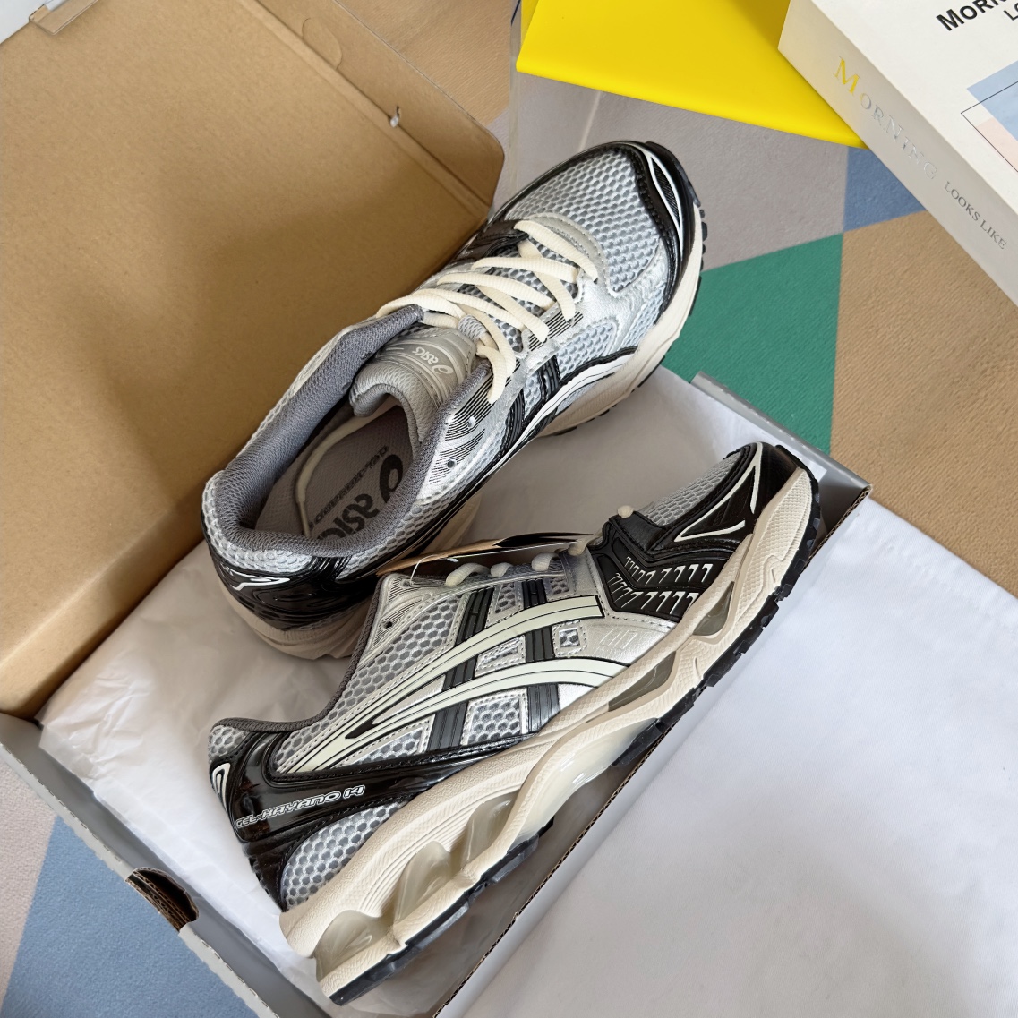 顶级版本ASICS亚瑟士Gel-Kayano14休闲运动鞋复古球鞋原版购入开发做货亚瑟士Gel-Kaya