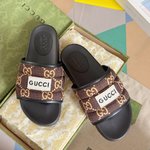 Gucci Shoes Slippers Knockoff Highest Quality
 Black White Unisex Women Men Cowhide TPU