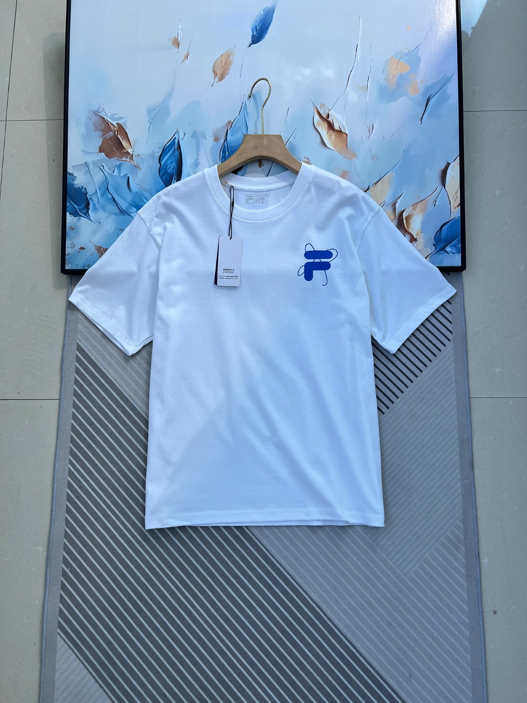 Fila Fusion Camiseta de Manga Corta para Hombre y Mujer - Estilo Casual 5 o 1irpj8r791r7vedo9r718r117t21