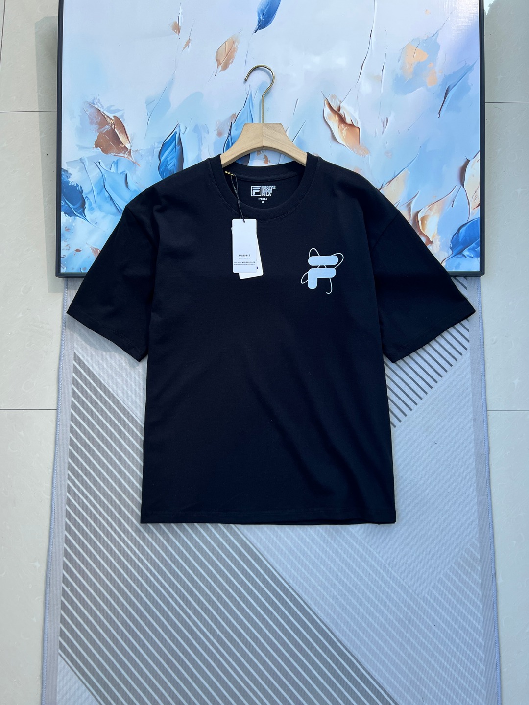 Fila Fusion Camiseta de Manga Corta para Hombre y Mujer - Estilo Casual 8 o 1irpj8r79g2v1fj5199a13iu2a73
