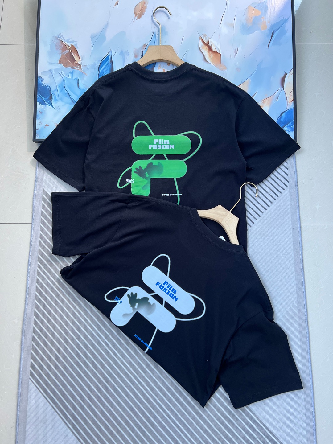 Fila Fusion Camiseta de Manga Corta para Hombre y Mujer - Estilo Casual 10 o 1irpj9b1114gg1sltekj3d813de8
