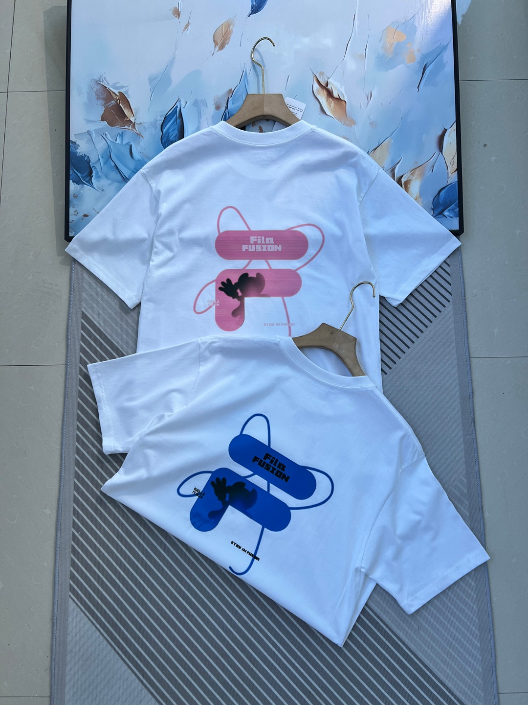 Fila Fusion Camiseta de Manga Corta para Hombre y Mujer - Estilo Casual 7 o 1irpj9b11o5h1gf21enn176e1f957
