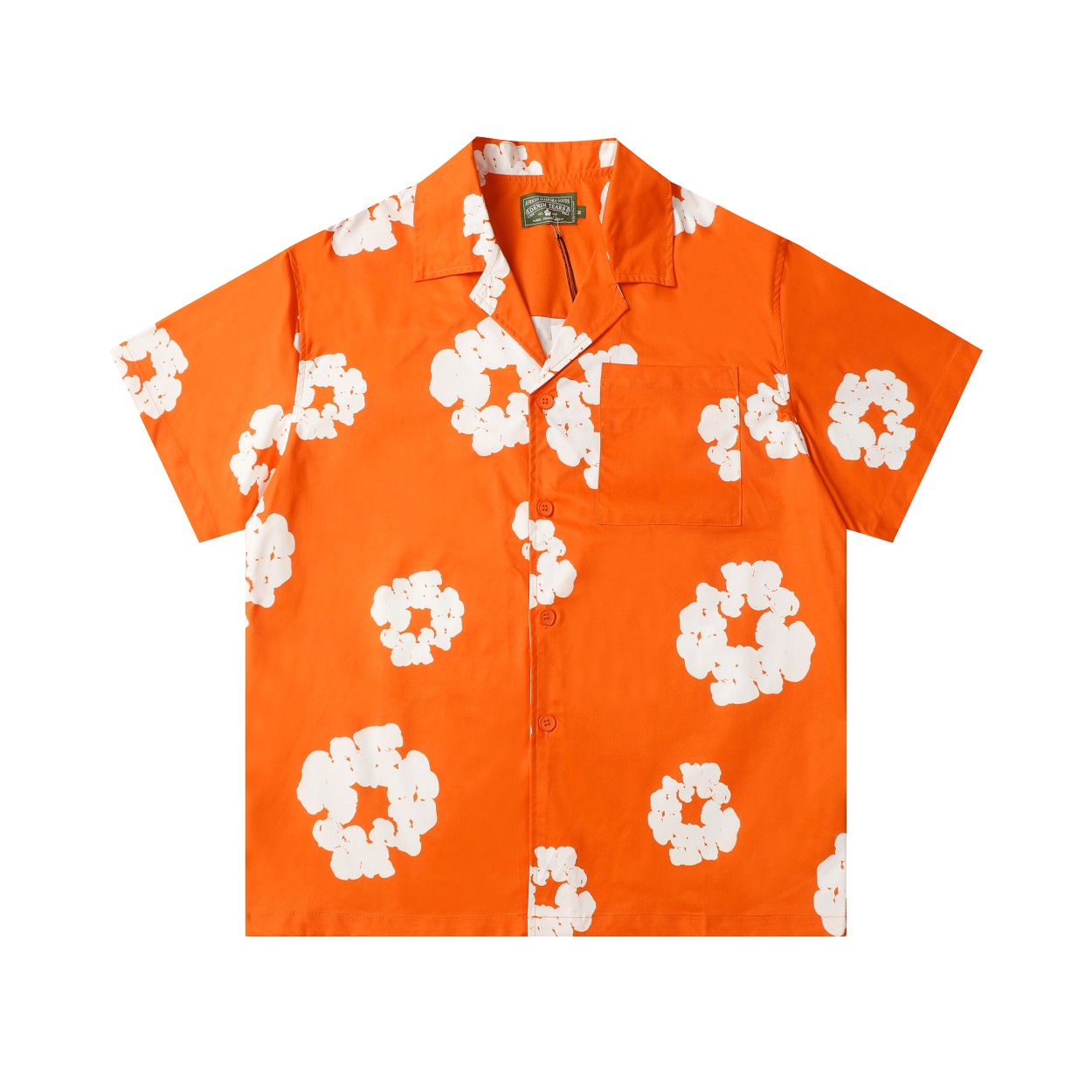 LE 386# DENIM TEARS WOOD COTTON COLOR, BLACK, GRAY, RED, ORANGE, SKY BLUE, GREEN. NUMBER S-XL