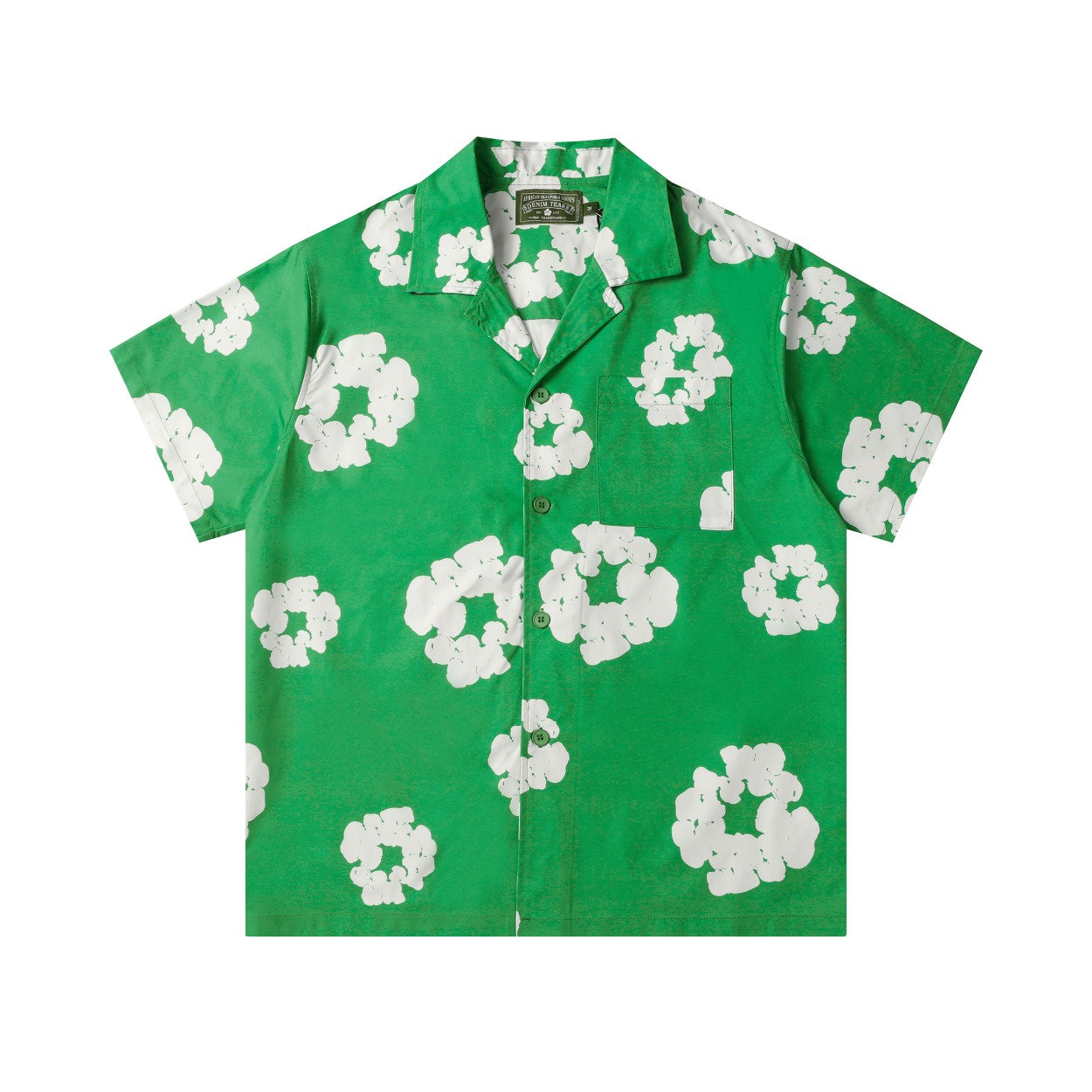 High-Quality Shirt Suit in Various Colors, Sizes S-XL, Denim Tears Wood Cotton, LE 386.