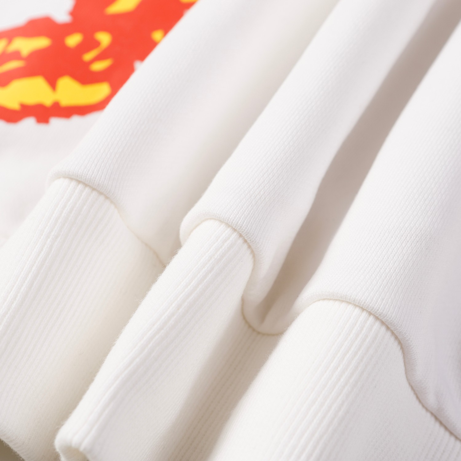 High-Quality Denim Tears Wood Cotton Hoodie Suit in Cream, 380g, Black/White, Sizes S-XL - 图片 8