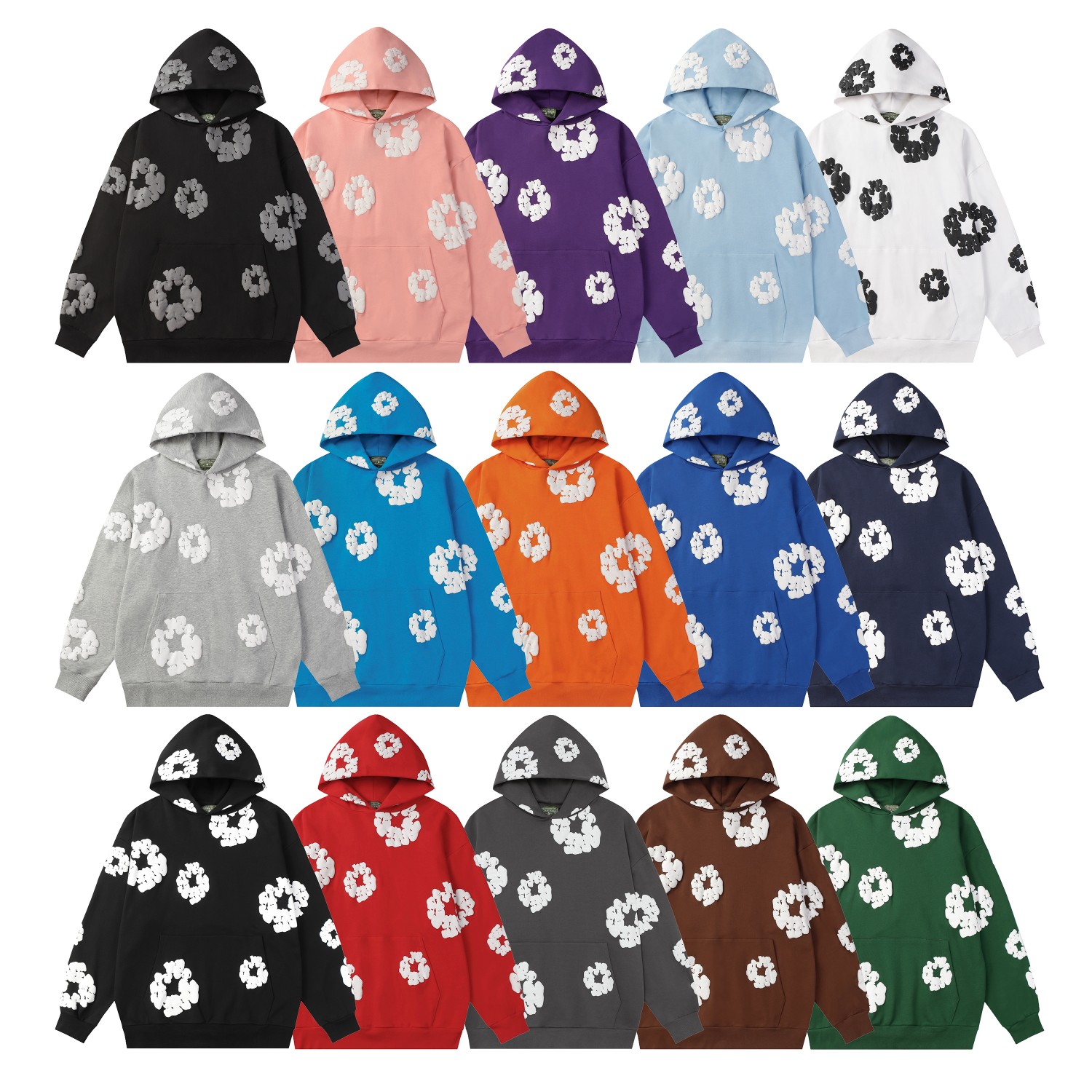 High-Quality Caps and Suits in 15 Colors with Denim, Tears, and Wood - 图片 9