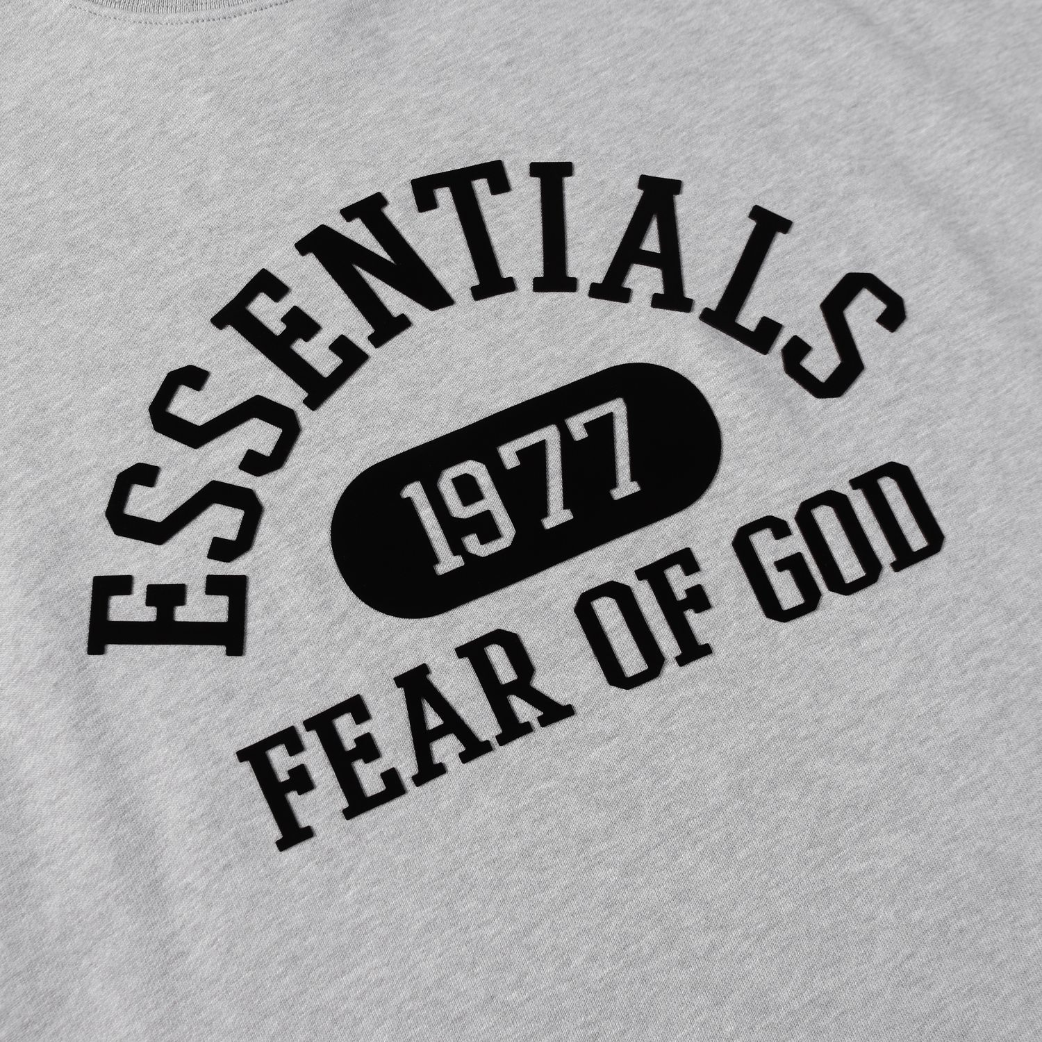Fear of God Essentials Heavy-Circle Rectangular Corset Set in Black/Grey, High Quality, S-XL Sizes - 图片 5