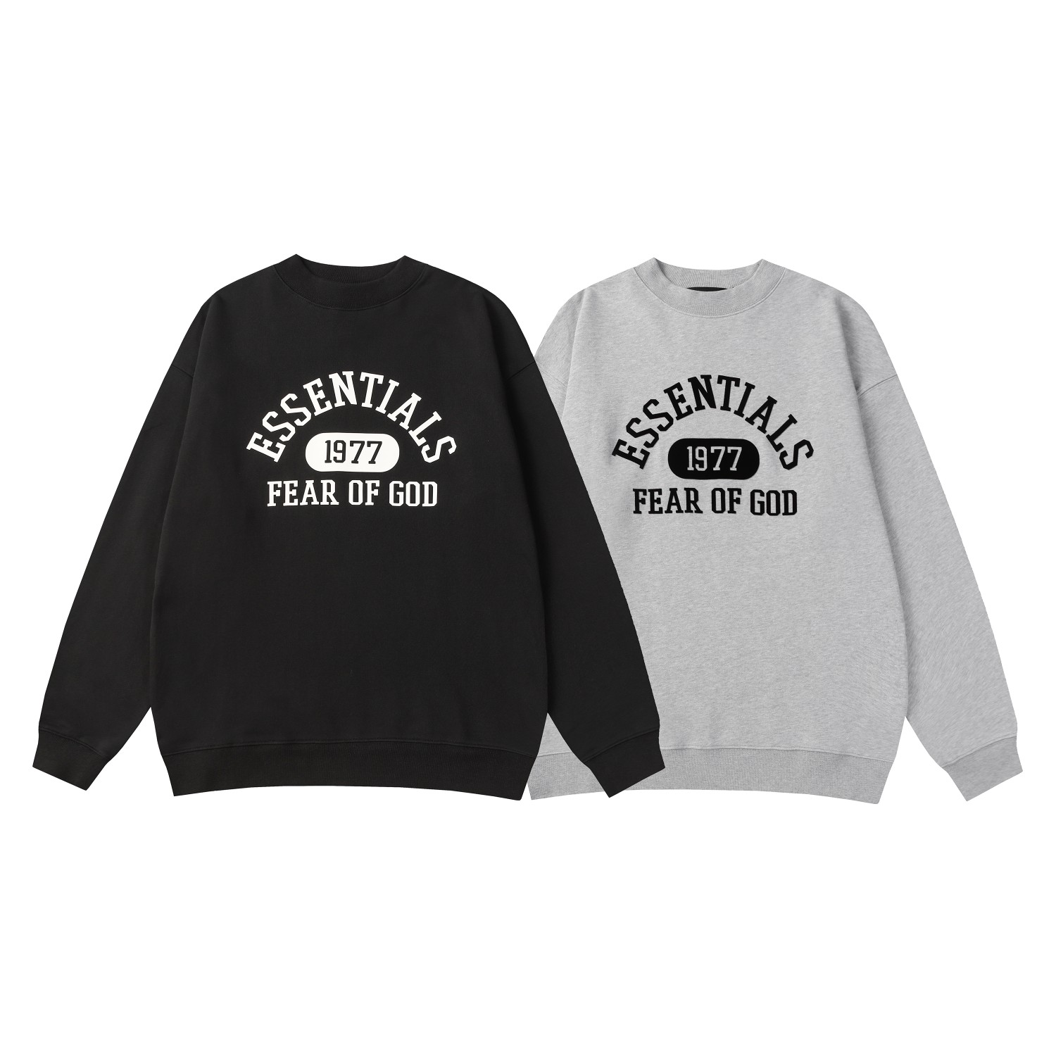 Fear of God Essentials Heavy-Circle Rectangular Corset Set in Black/Grey, High Quality, S-XL Sizes - 图片 9