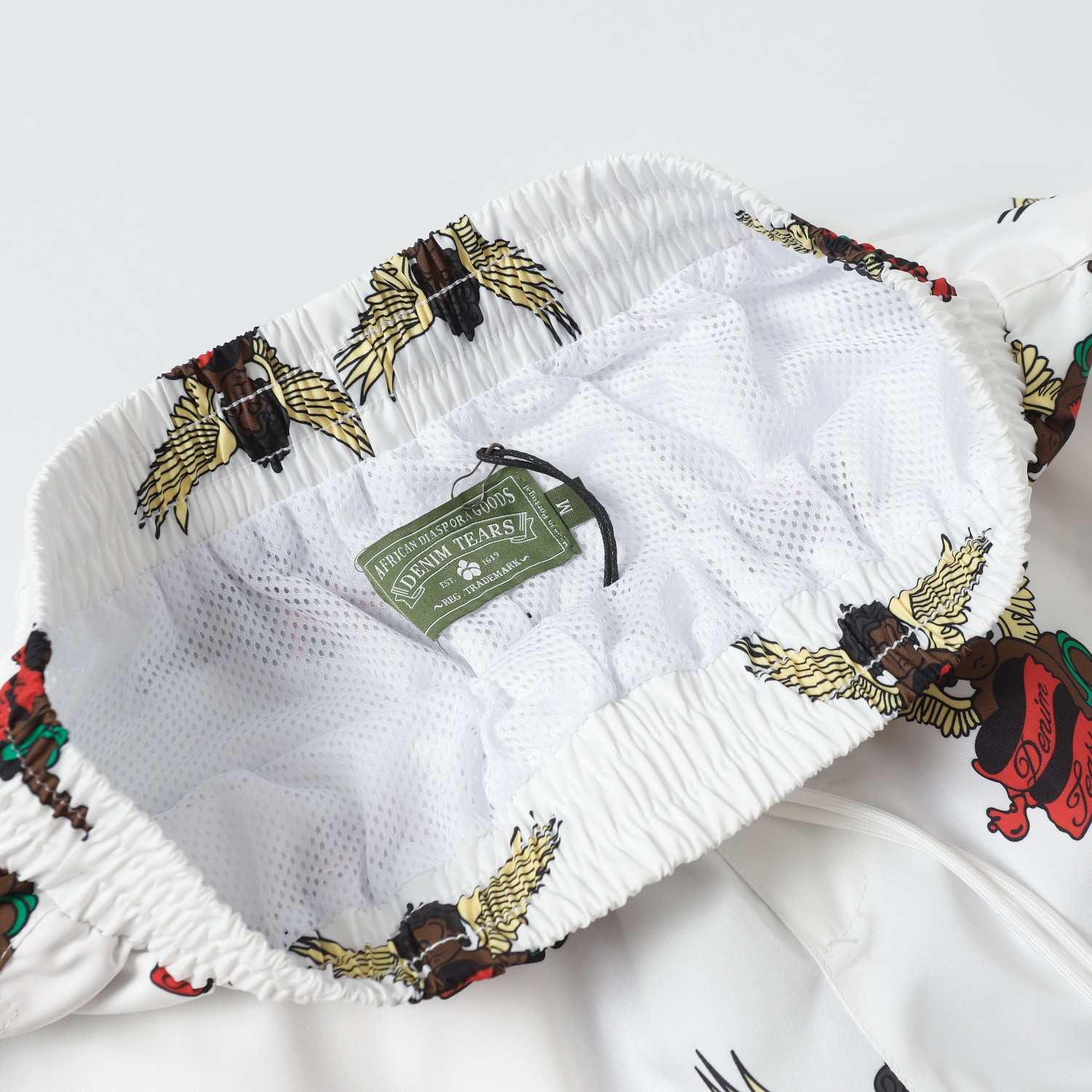 LE 8612 # DENIM TEARS WOOD COTTON, U.S. HIGH-QUALITY SHIRT SUIT COLOR WHITE NUMBER S-XL - 图片 8