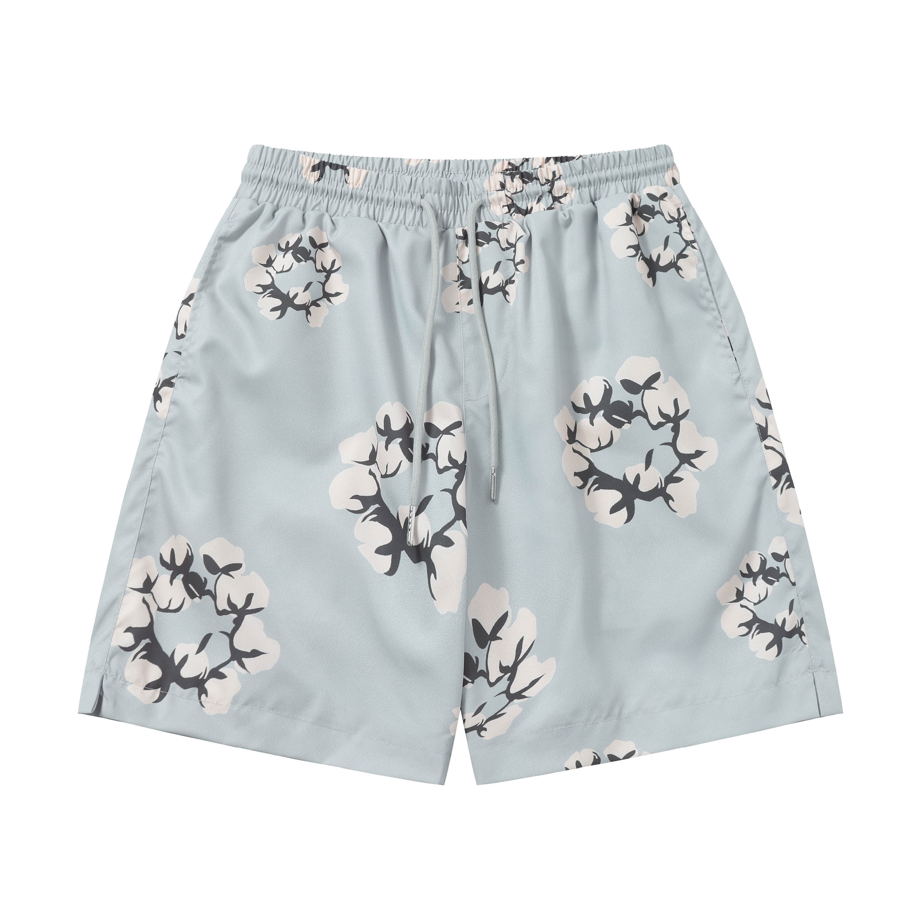 8615  DENIM TEARS木棉花 欧美潮牌高品质衬衫🏖套装
颜色 黑...