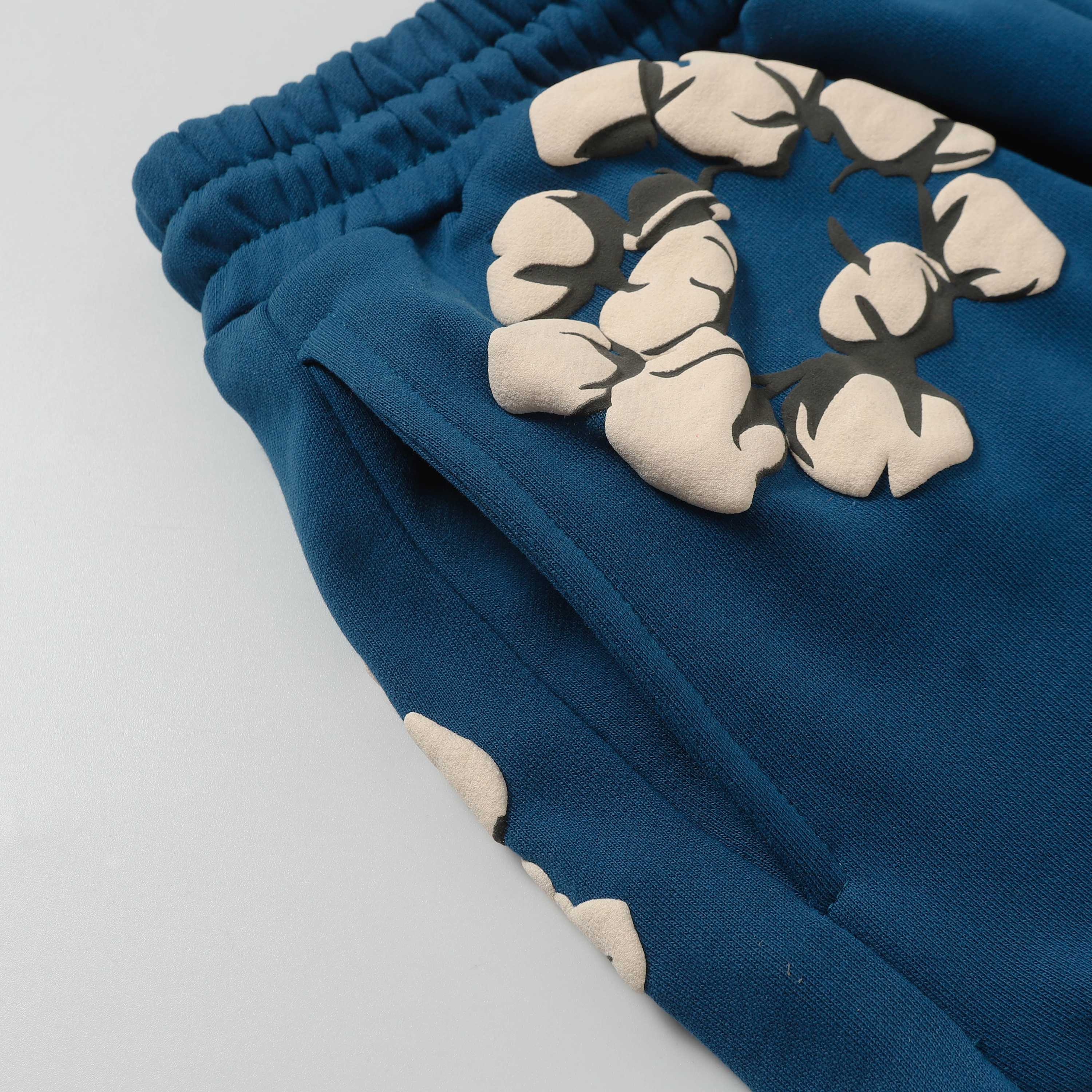 High-Quality European-American Velvet Shorts in 8 Denim-Inspired Colors, Sizes S-XL - 图片 6
