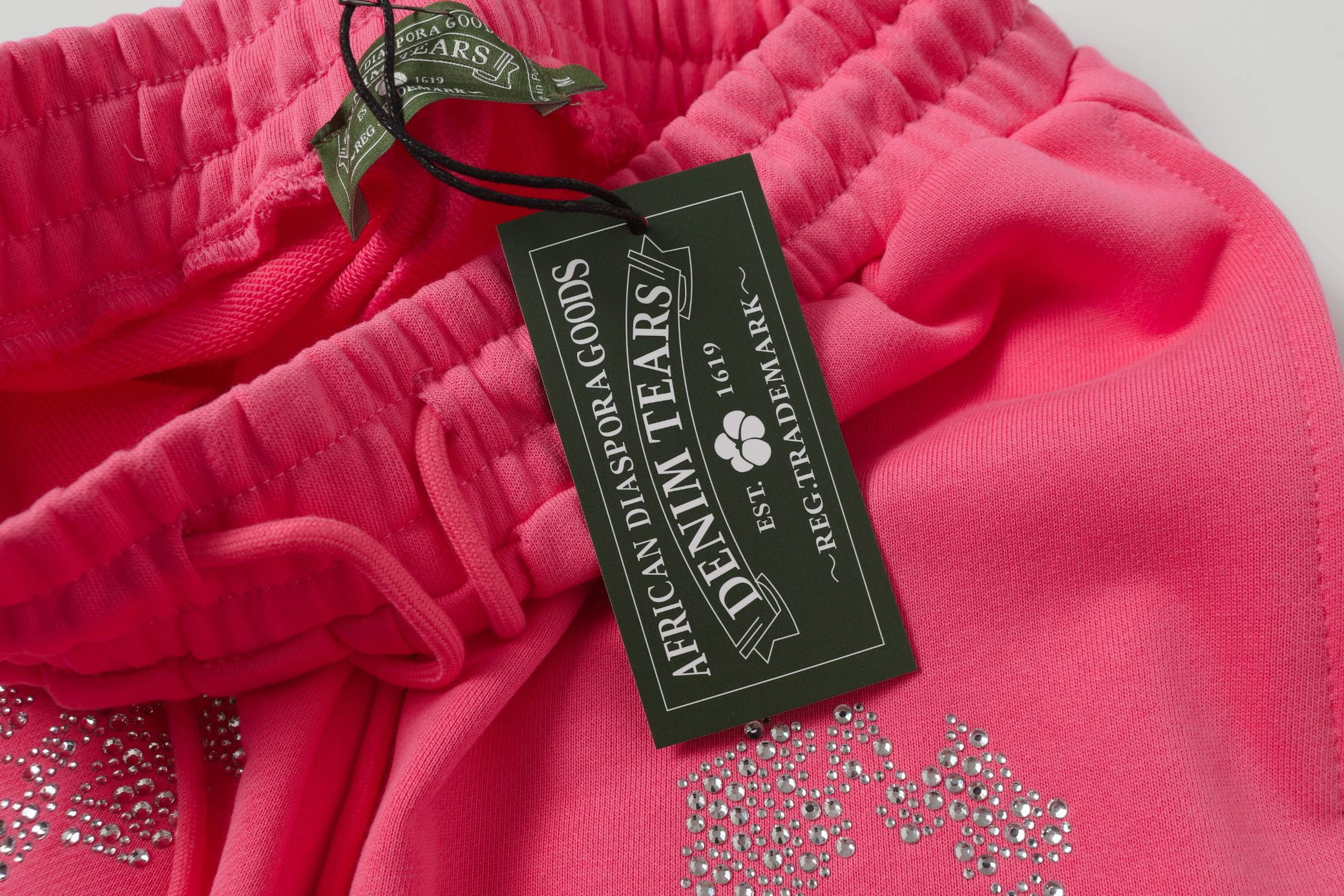 木棉花  水晶烫钻套装服装 5