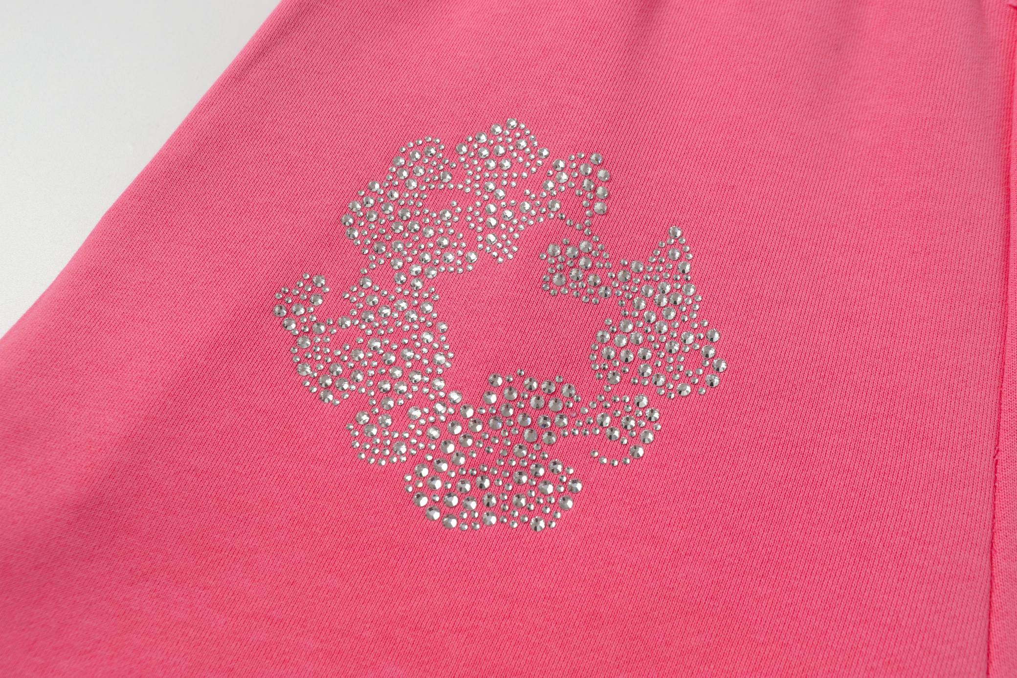 木棉花  水晶烫钻套装服装 6