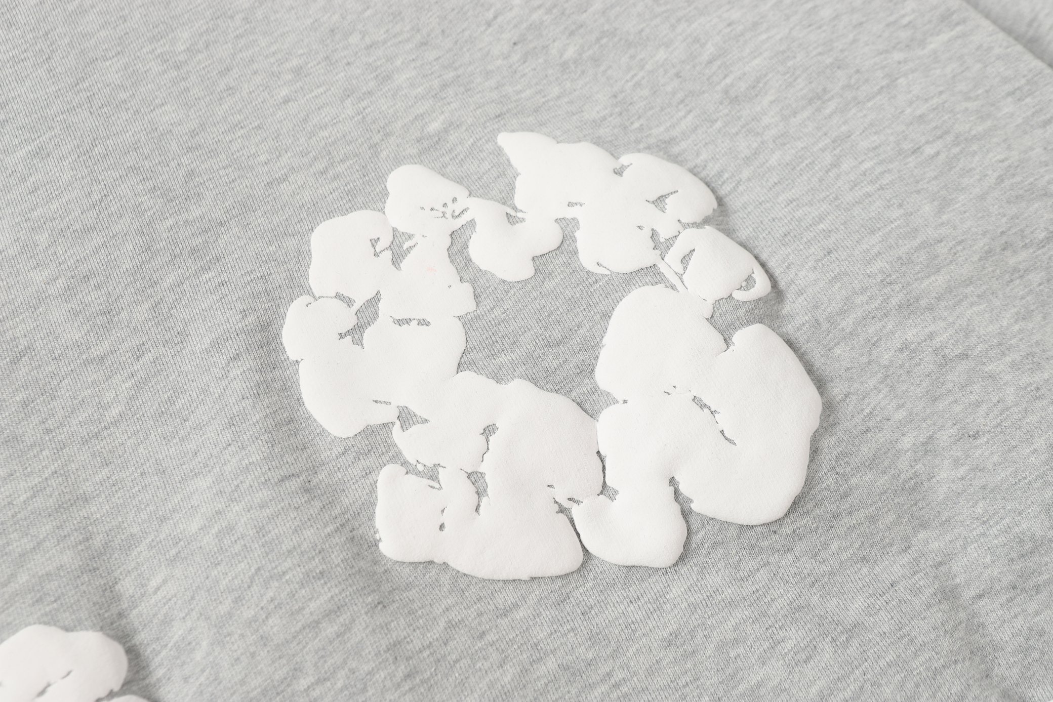 Denim Tears Cotton Flower Print Zip-Up Hoodie Sweatshirt - Unisex, Gray 7 a1755501414084 5438