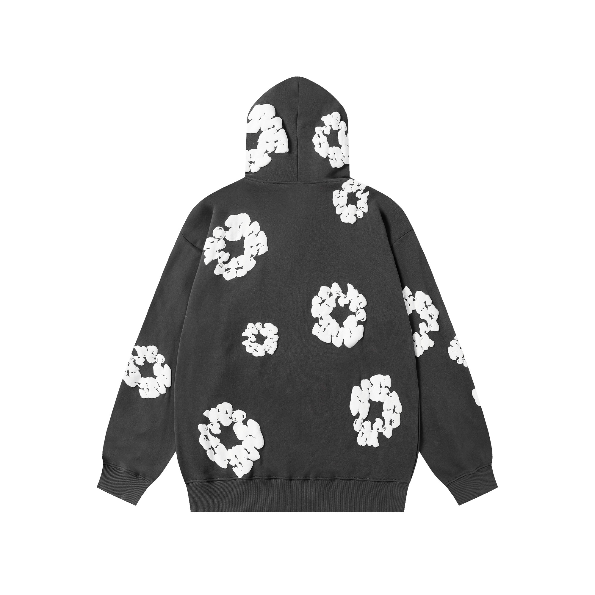 Denim Tears Cotton Flower Print Zip-Up Hoodie Sweatshirt Pullover 3 a1755501435989 2233