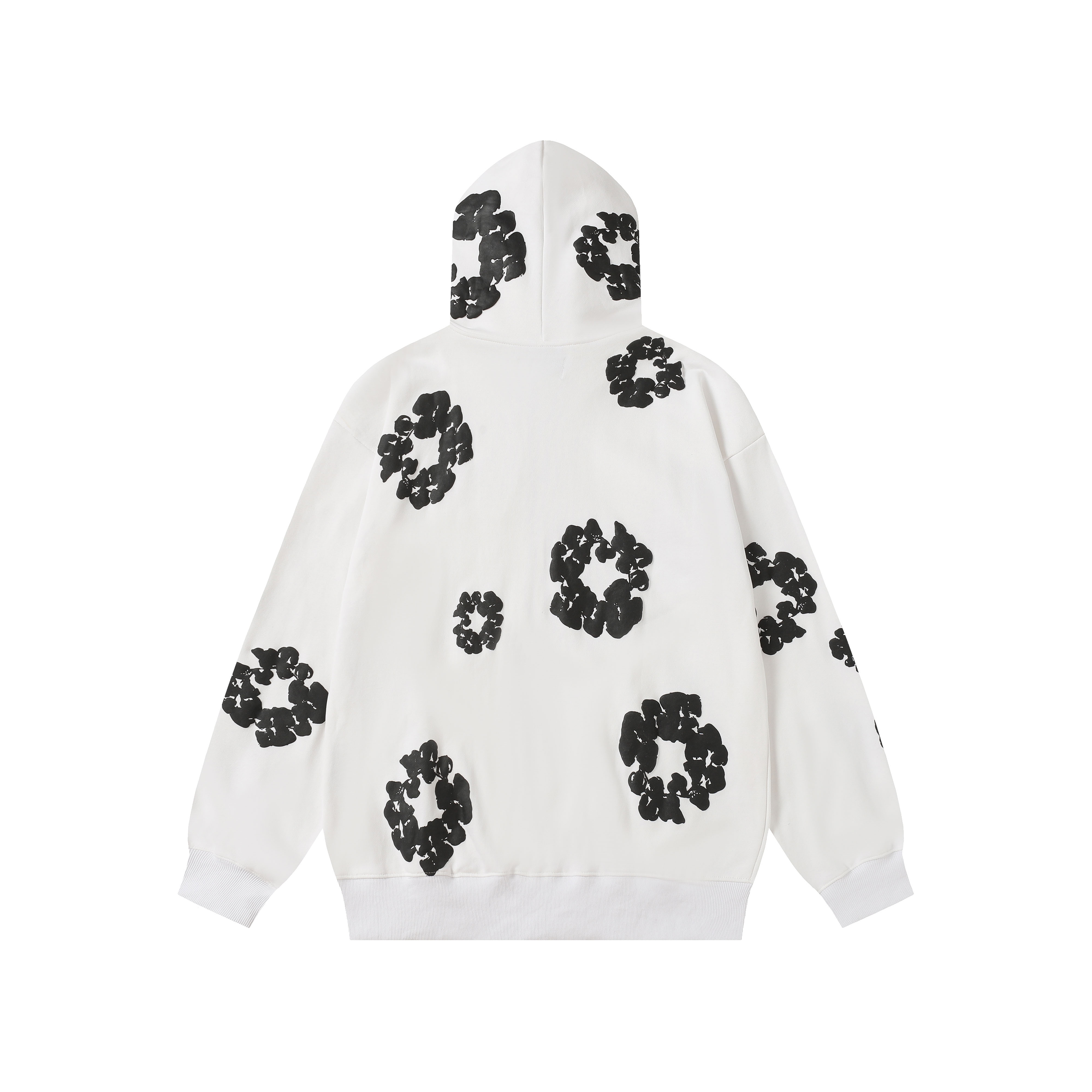 DENIM TEARS Cotton Flower Print Full-Zip Hoodie Sweatshirt for Men & Women 2 a1755501463794 3674