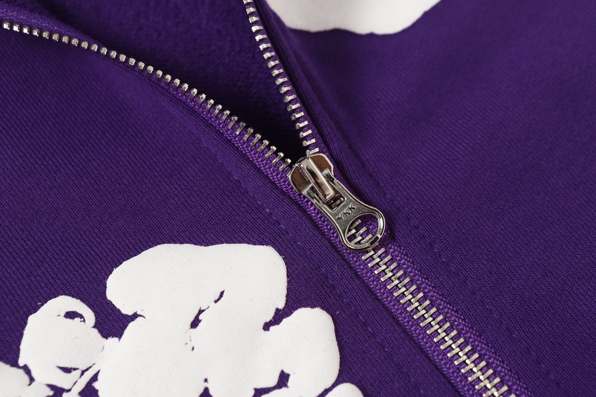 Denim Tears Purple Cotton Flower Print Zip-Up Hoodie Sweatshirt 5 a1755501549785 0760