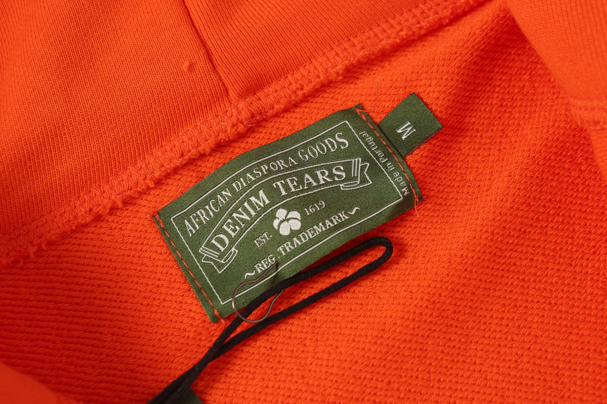 DENIM TEARS Cotton Flower Print Zip-Up Hoodie - Orange 6 a1755501729827 5672