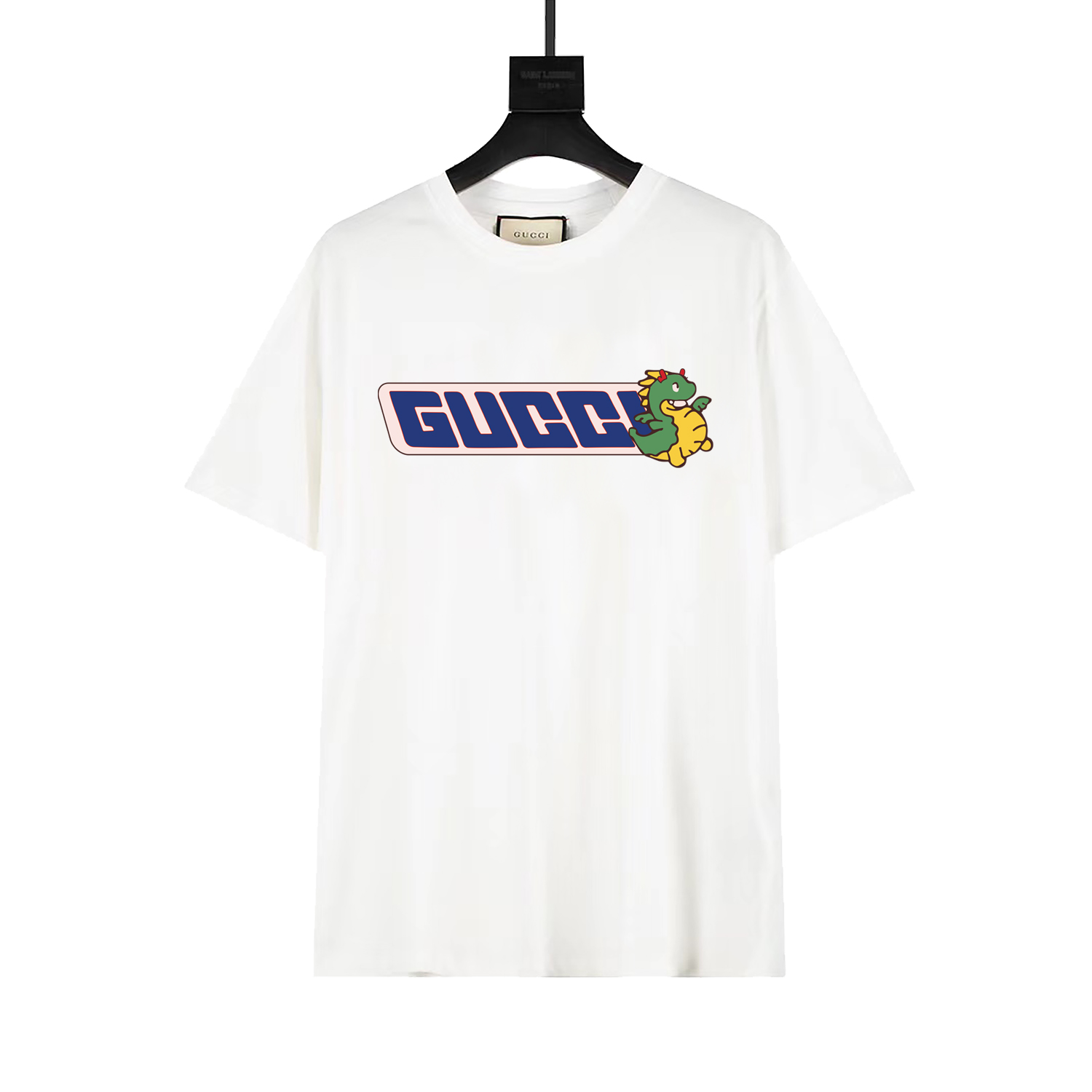 GUCCI Dragon Year limited edition 24SS new print crew-neck short-sleeve. Official same style, custom 260g same fabric, …