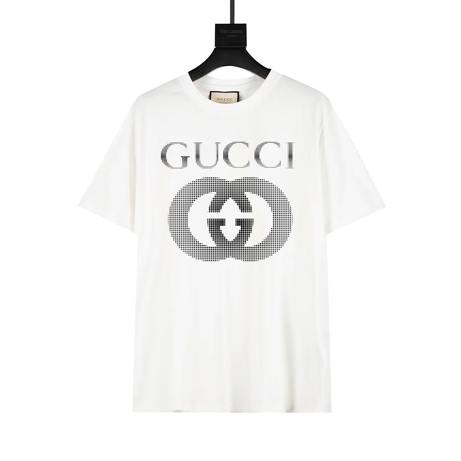 gucci古驰 primavera/verano edición limitada camiseta de manga corta con estampado de doble GG, camiseta corta moderna par…