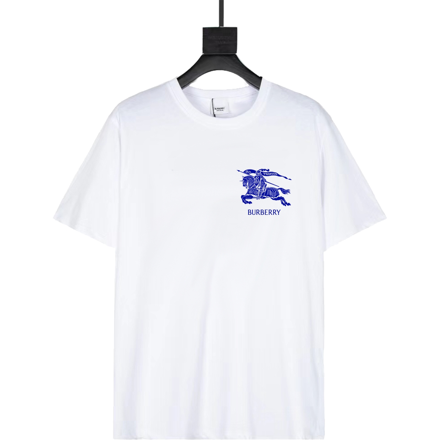 burerry Burberry camiseta de cuello redondo con logo de 2024, estampado en las mangas, disponible en la tienda oficial,…