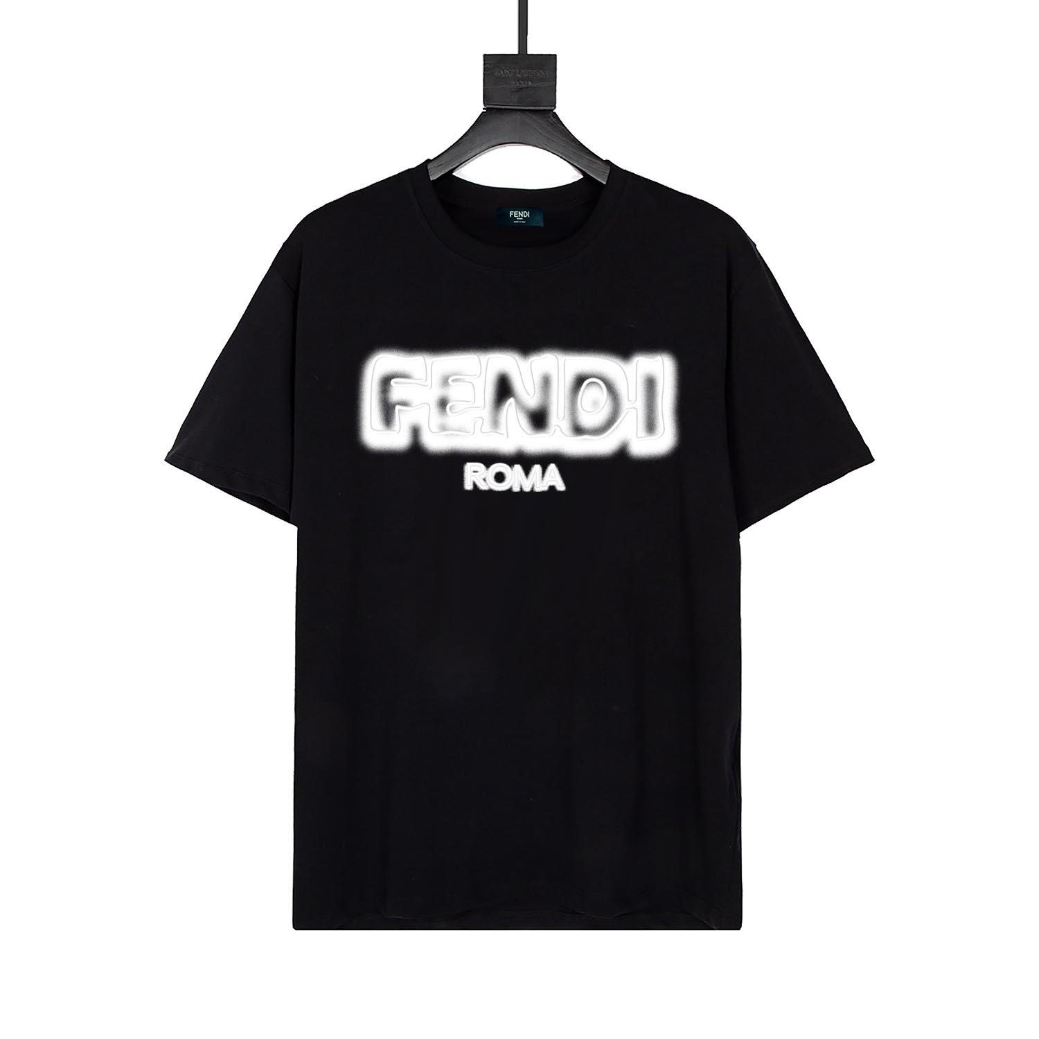 芬迪fendi 2024 mismo estilo de tienda, camiseta de cuello redondo de manga corta, nueva serie de la temporada q…