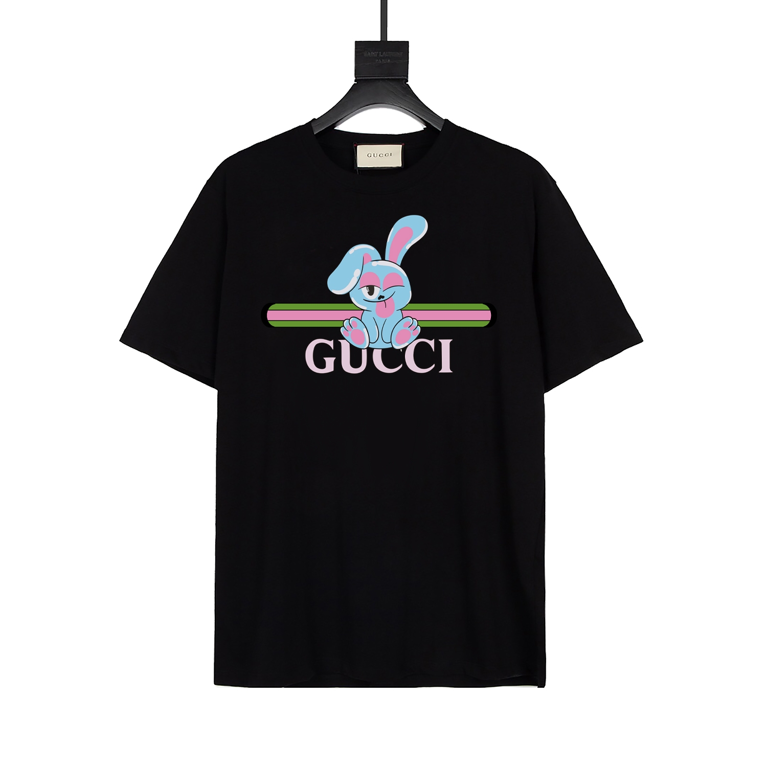 GUCCI古驰 24ss colección de principios de primavera, serie colaboración Gucci✖️Hattie Stewart, conejo caricatura y texto …