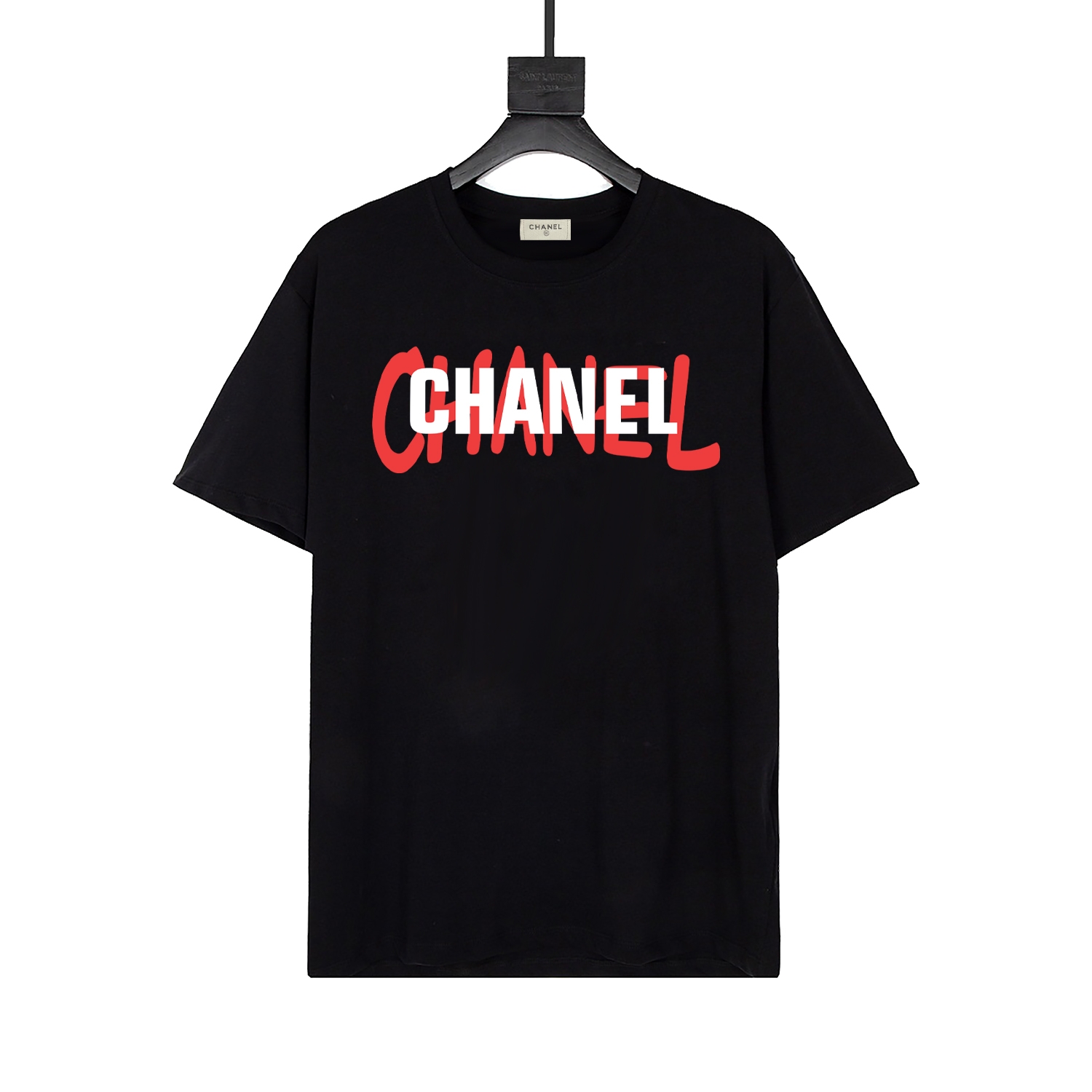 Chanel Chanel camiseta de manga corta con estampado de letras el logo en el pecho es simple pero no anticuado tela pers…