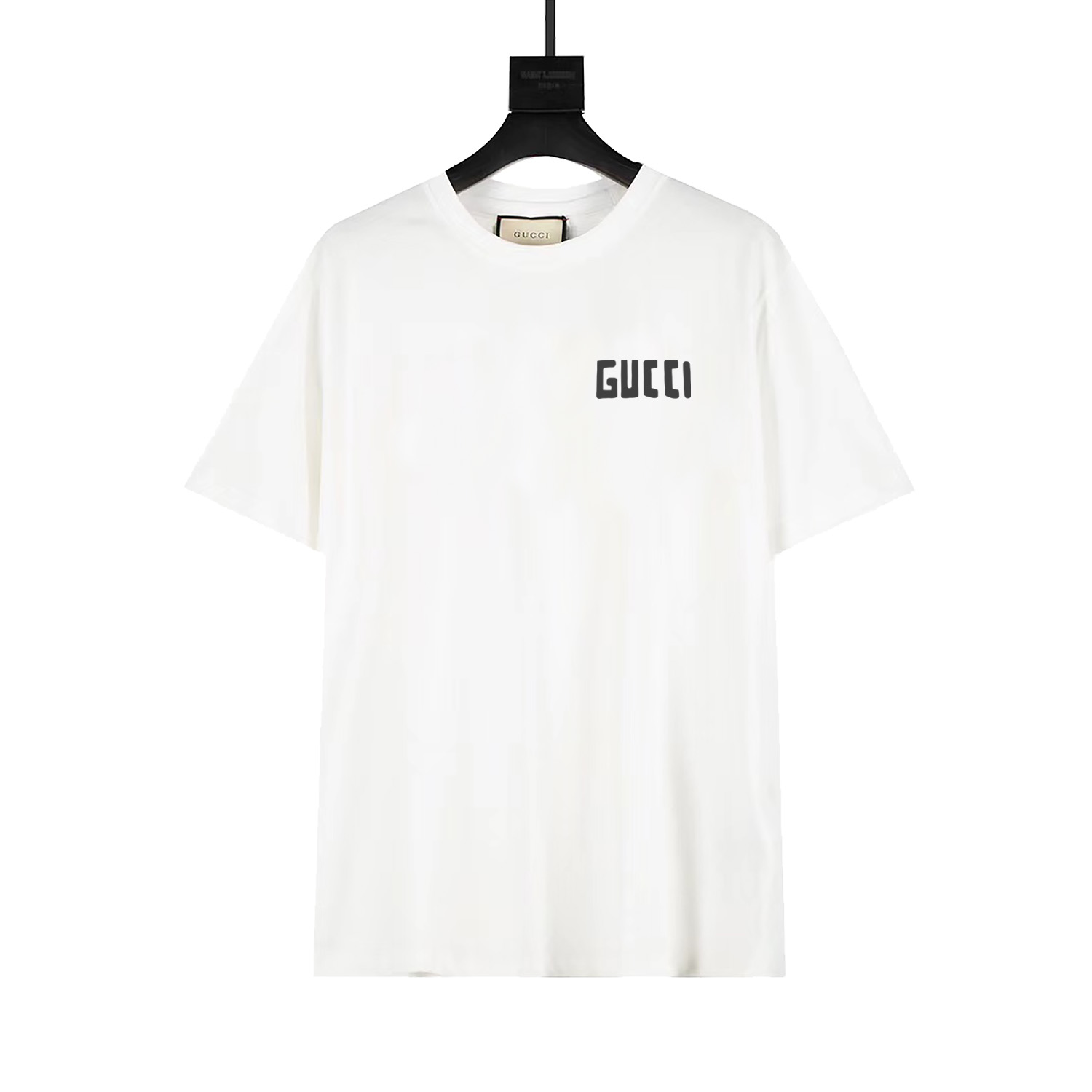 Gucci/Gucci 24ss edición limitada tema de cuento de jardín manga corta, tela de algodón puro personalizada de 280g, cóm…